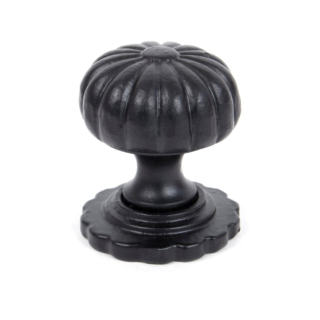 Black Flower Cabinet Knob - Small | From The Anvil-Cabinet Knobs-Yester Home