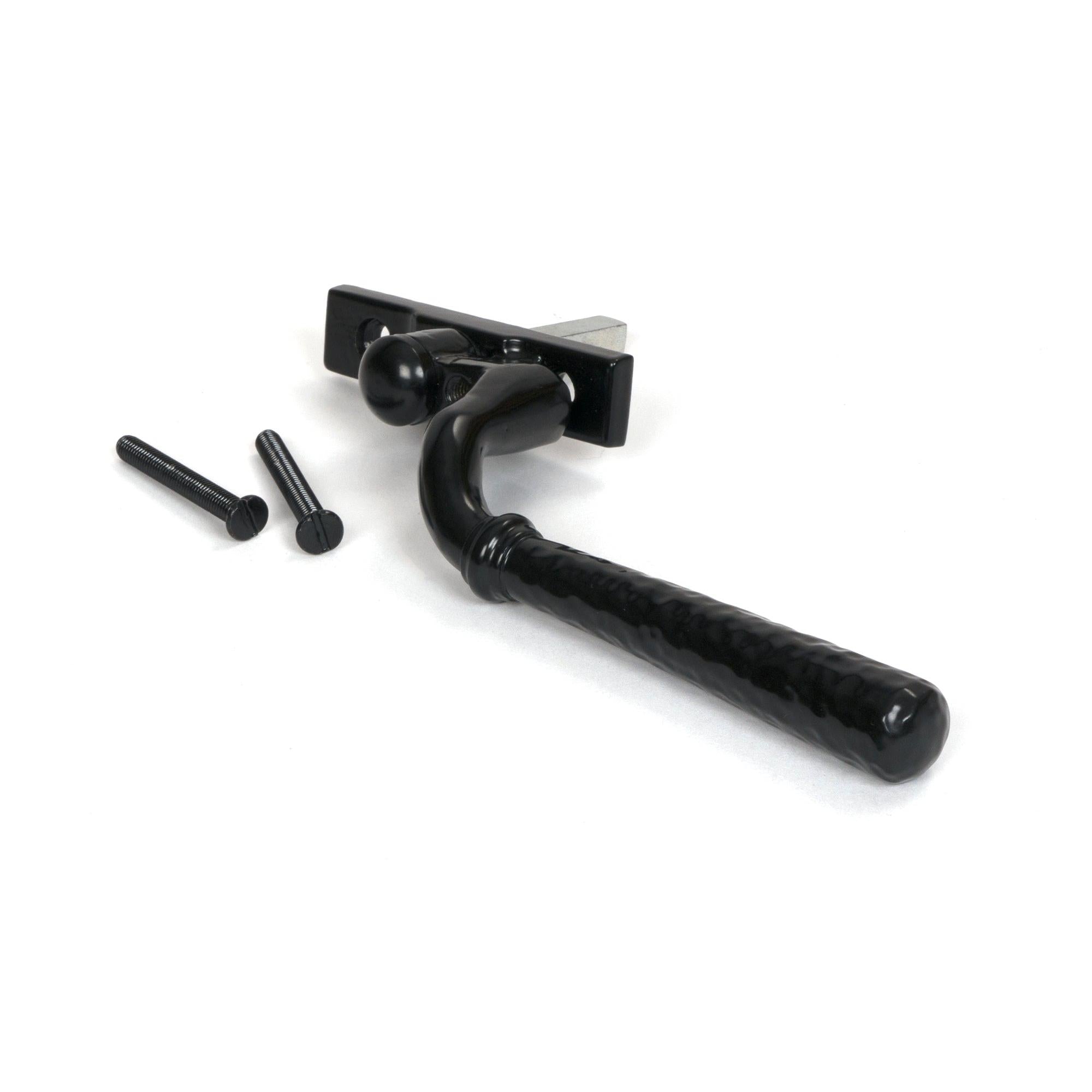 Black Hammered Newbury Espag - LH | From The Anvil - Espag. Fasteners - From The Anvil - Yester Home