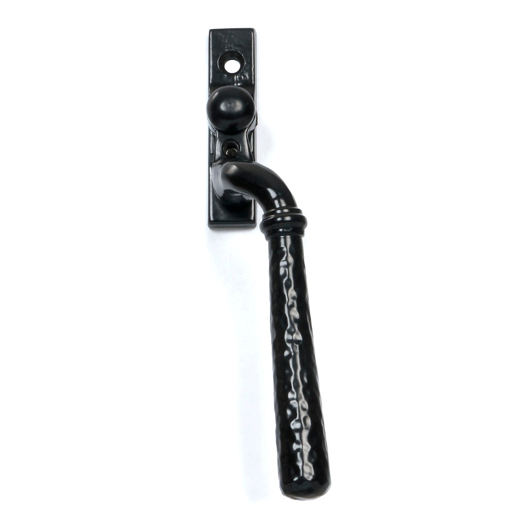 Black Hammered Newbury Espag - RH | From The Anvil-Espag. Fasteners-Yester Home