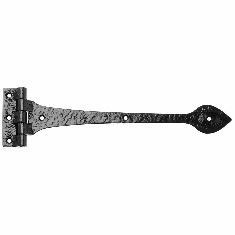 Black Iron T Door Hinge · 7114 ·-Door Hinges-Yester Home