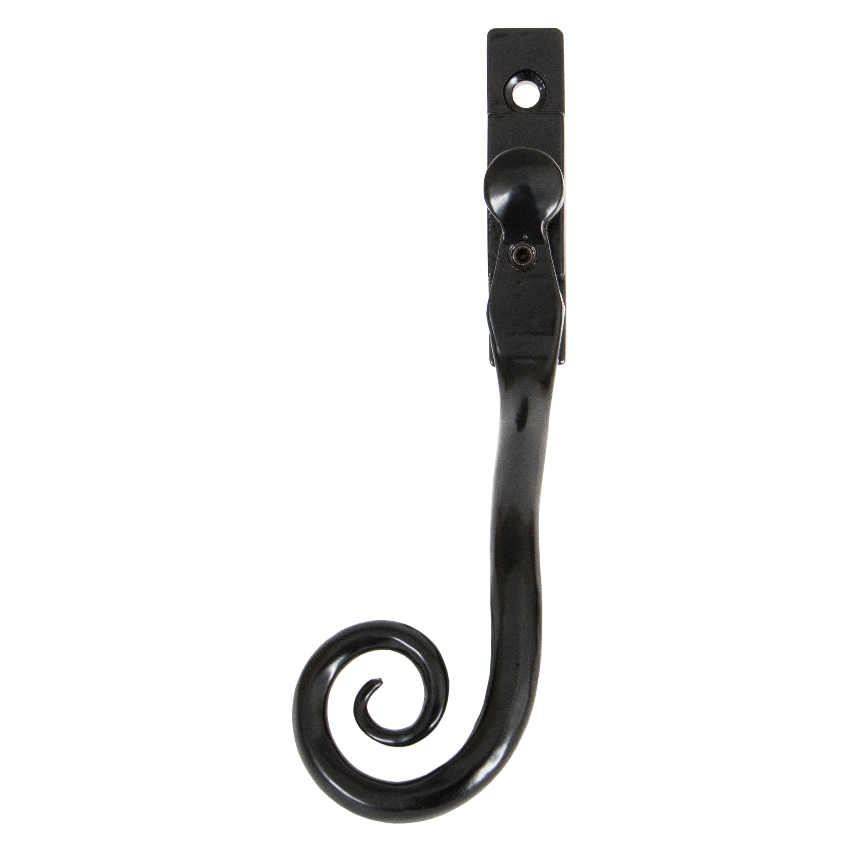 Black Large 16mm Monkeytail Espag - LH | From The Anvil-Espag. Fasteners-Yester Home