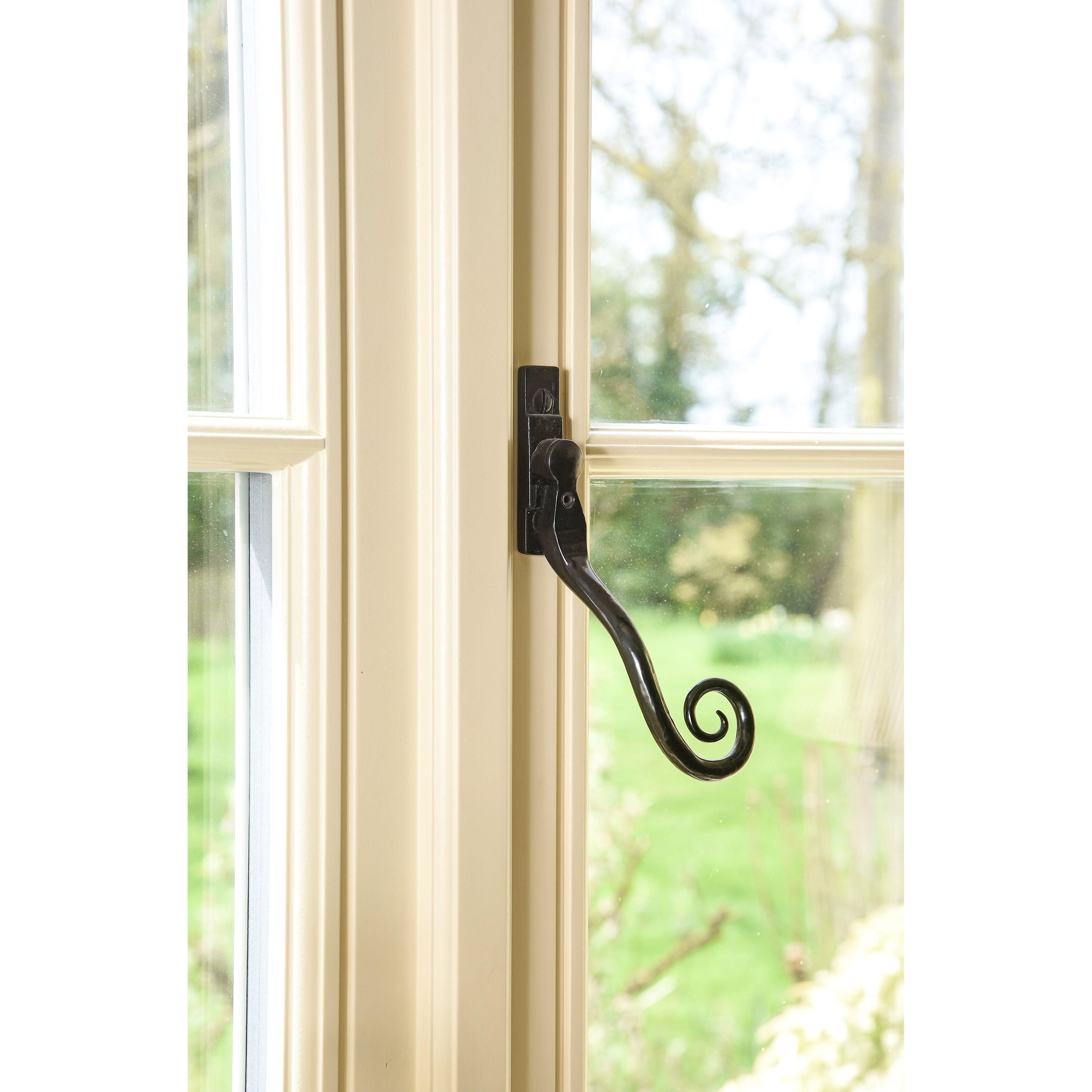 Black Large 16mm Monkeytail Espag - RH | From The Anvil-Espag. Fasteners-Yester Home