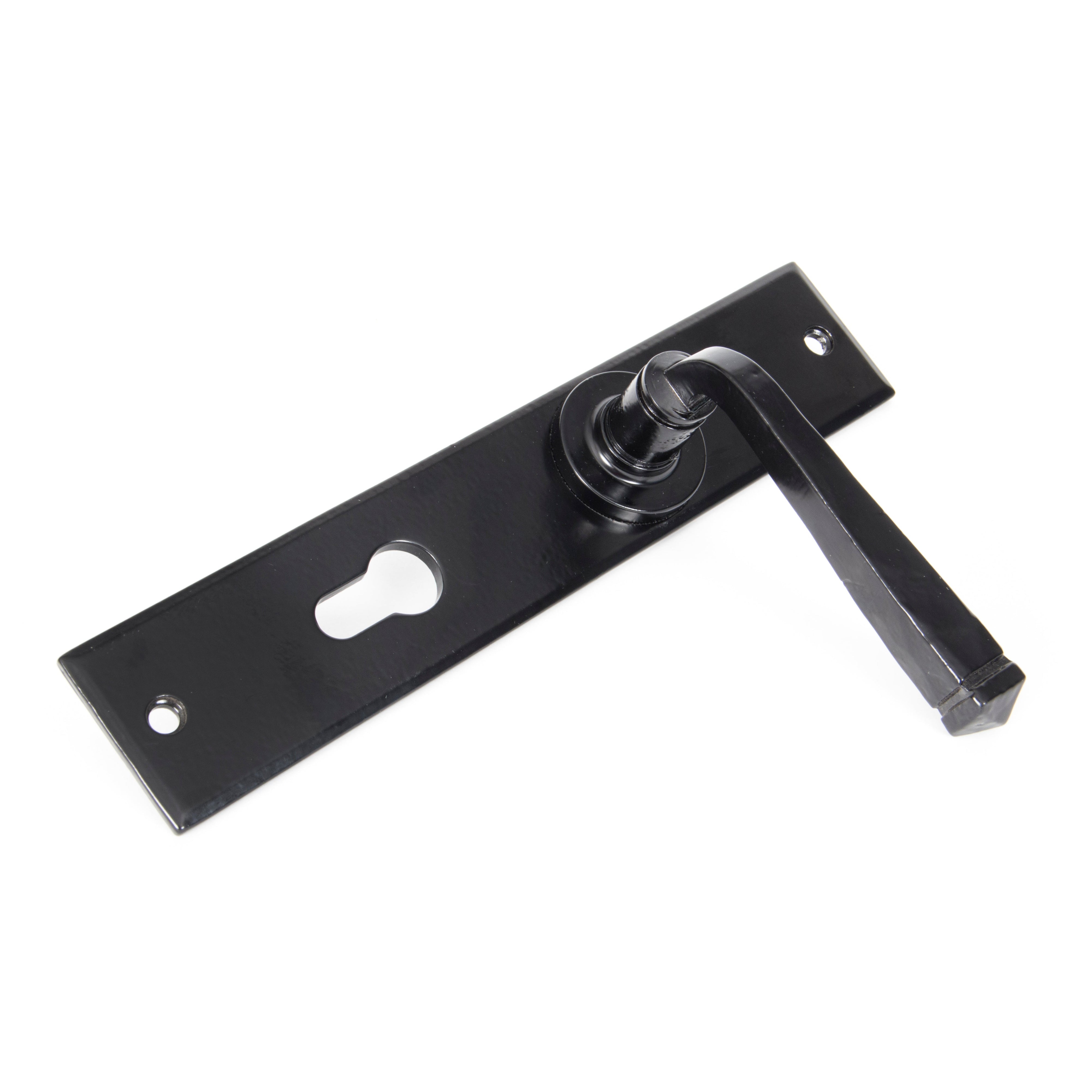 Black Large Avon 72mm Centre Euro Lock Set | From The Anvil-Lever Euro-Yester Home