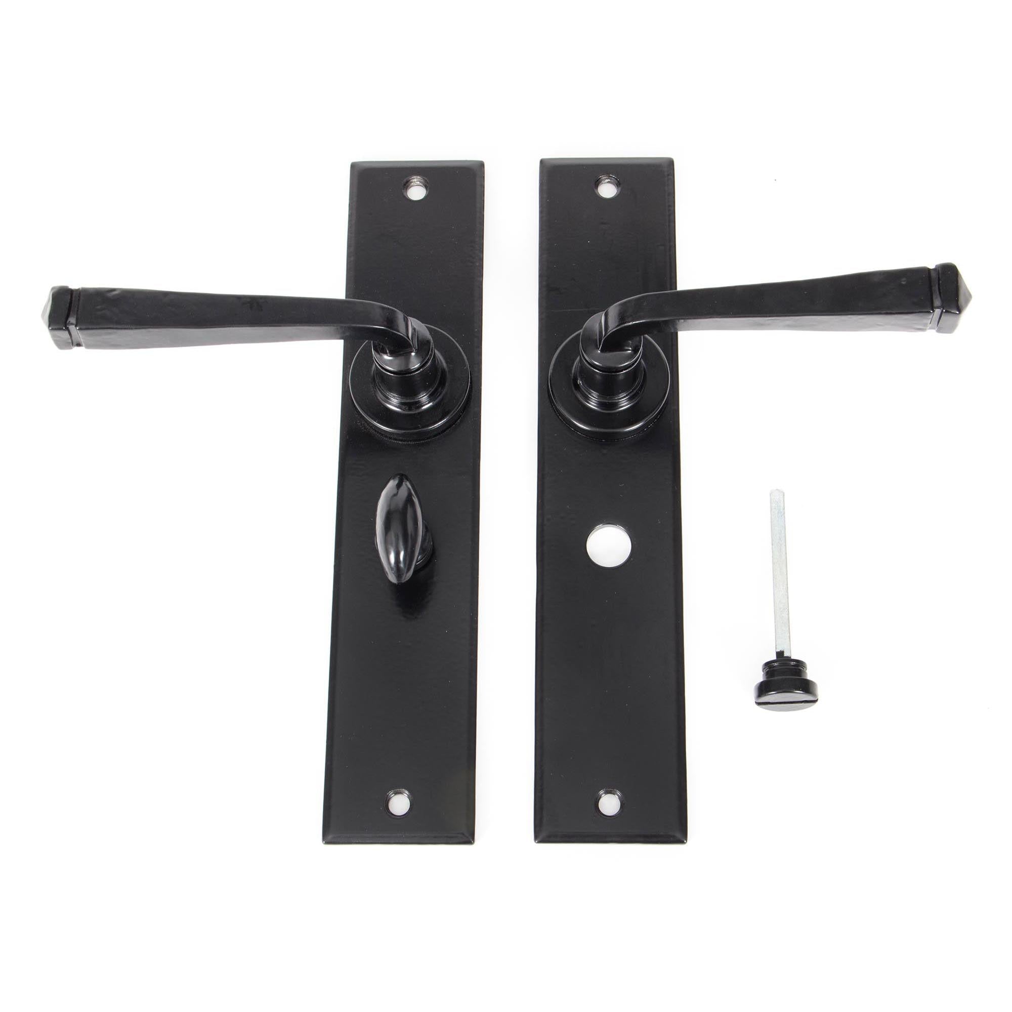 Black Large Avon Lever Bathroom Set | From The Anvil - Lever Bathroom - From The Anvil - Yester Home
