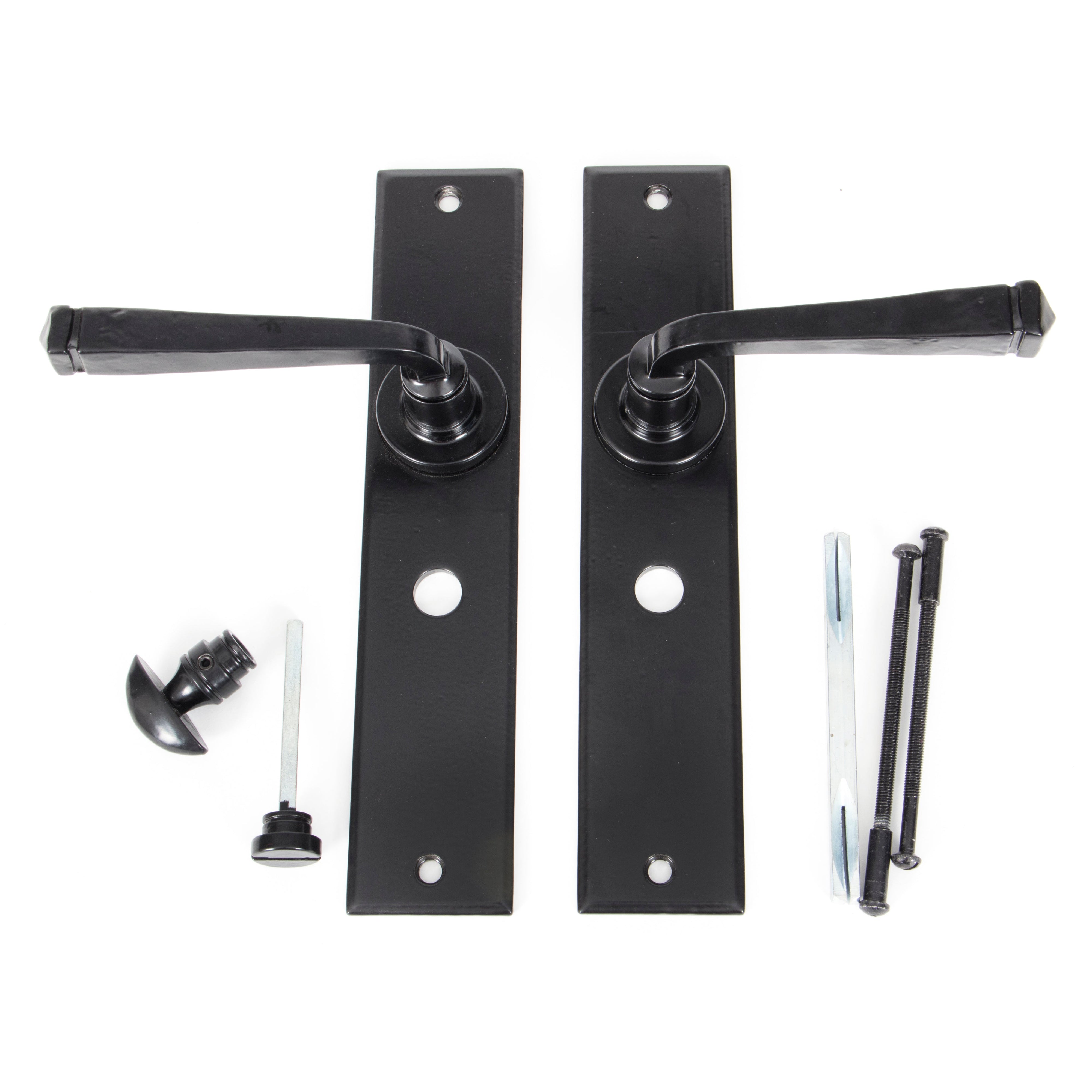 Black Large Avon Lever Bathroom Set | From The Anvil-Lever Bathroom-Yester Home