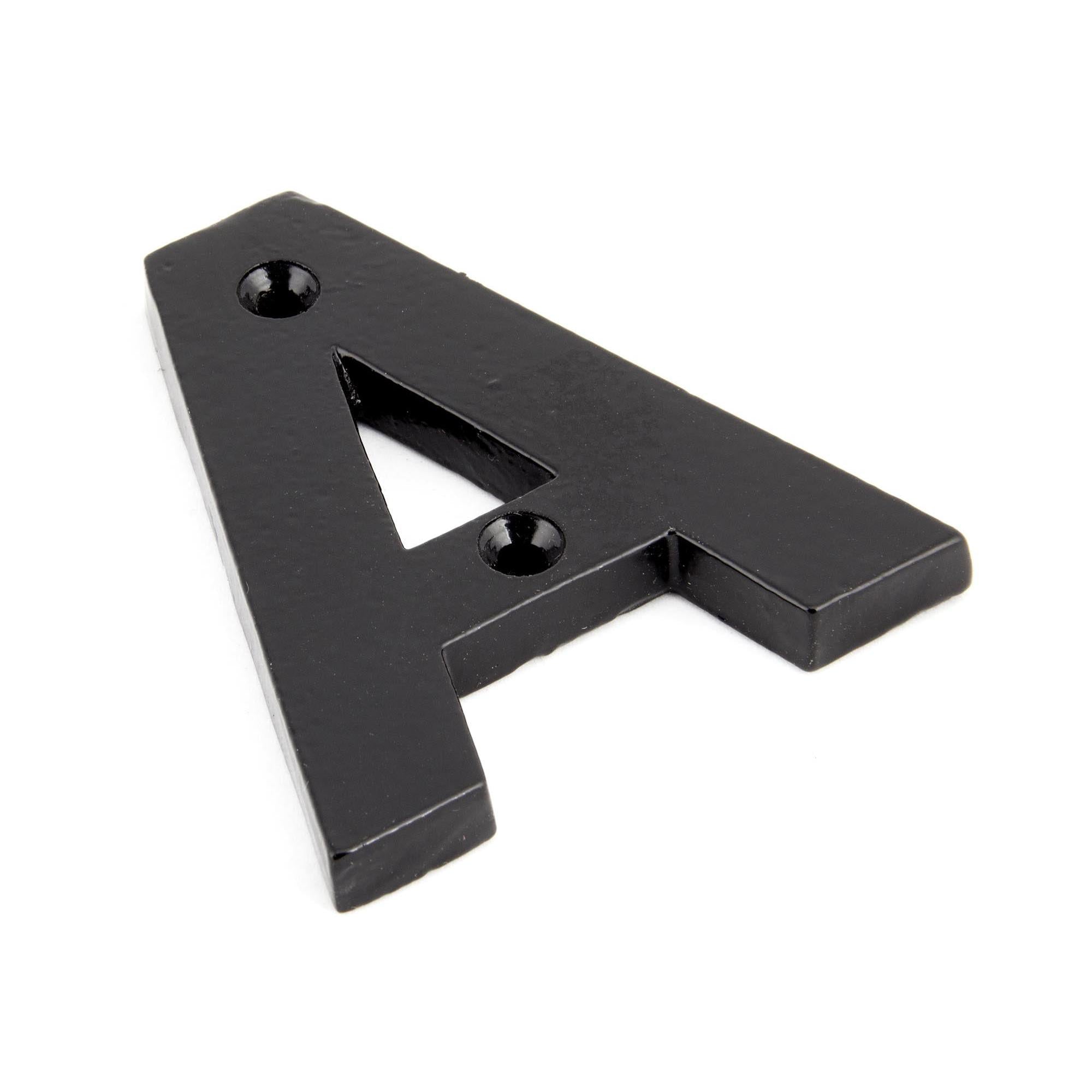 Black Letter A | From The Anvil - Letters - From The Anvil - Yester Home