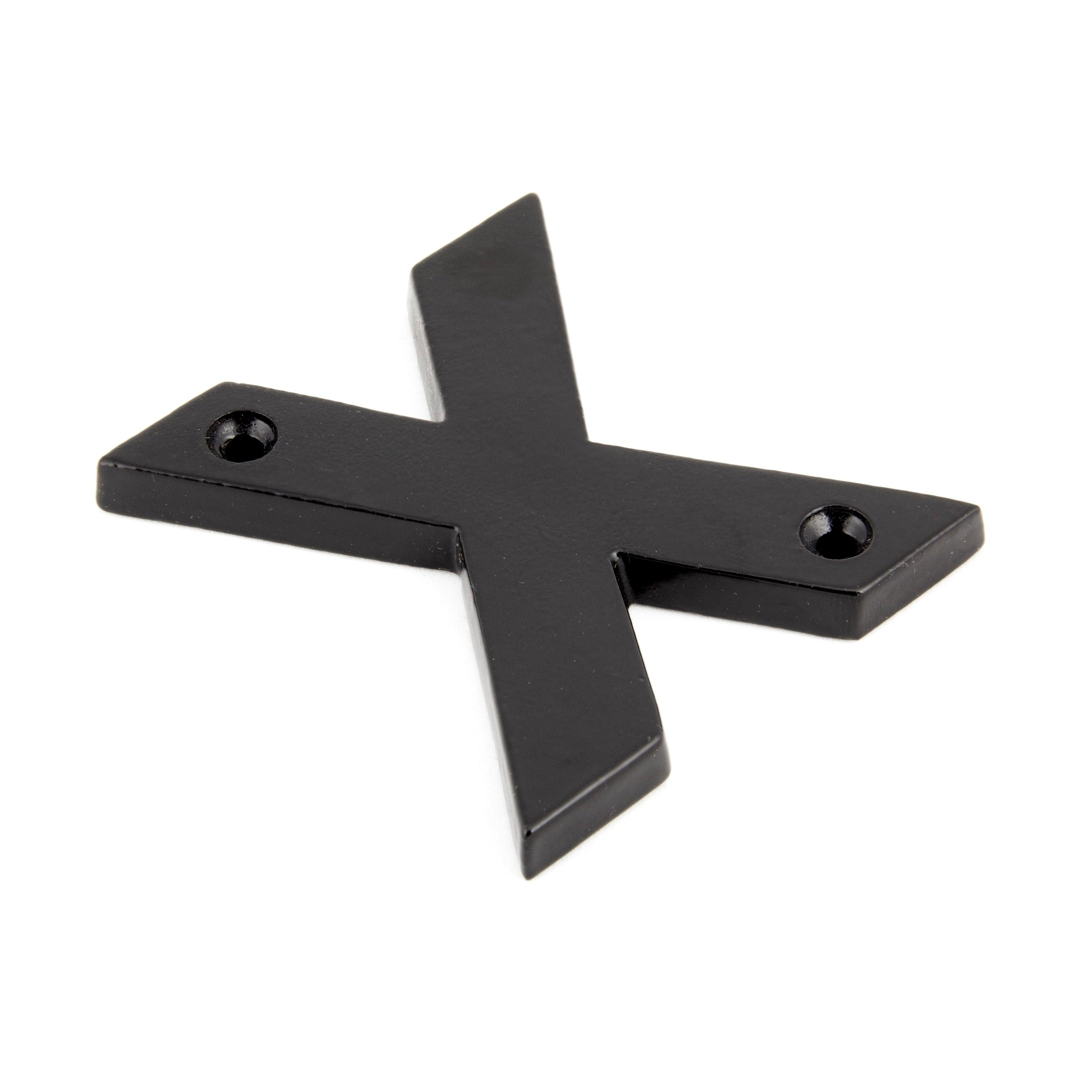 Black Letter X | From The Anvil-Letters-Yester Home