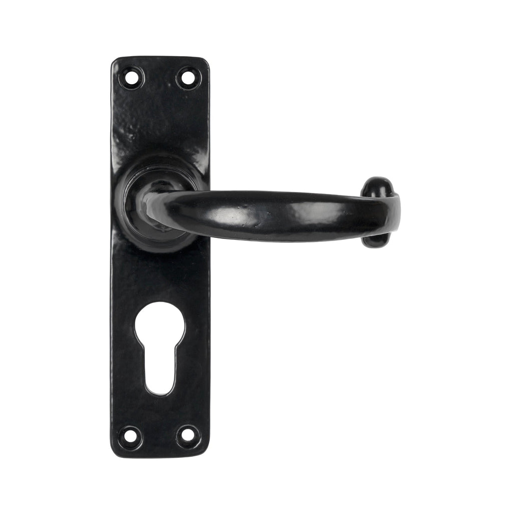 Black Lever Euro Lock Set | From The Anvil-Lever Euro-Yester Home
