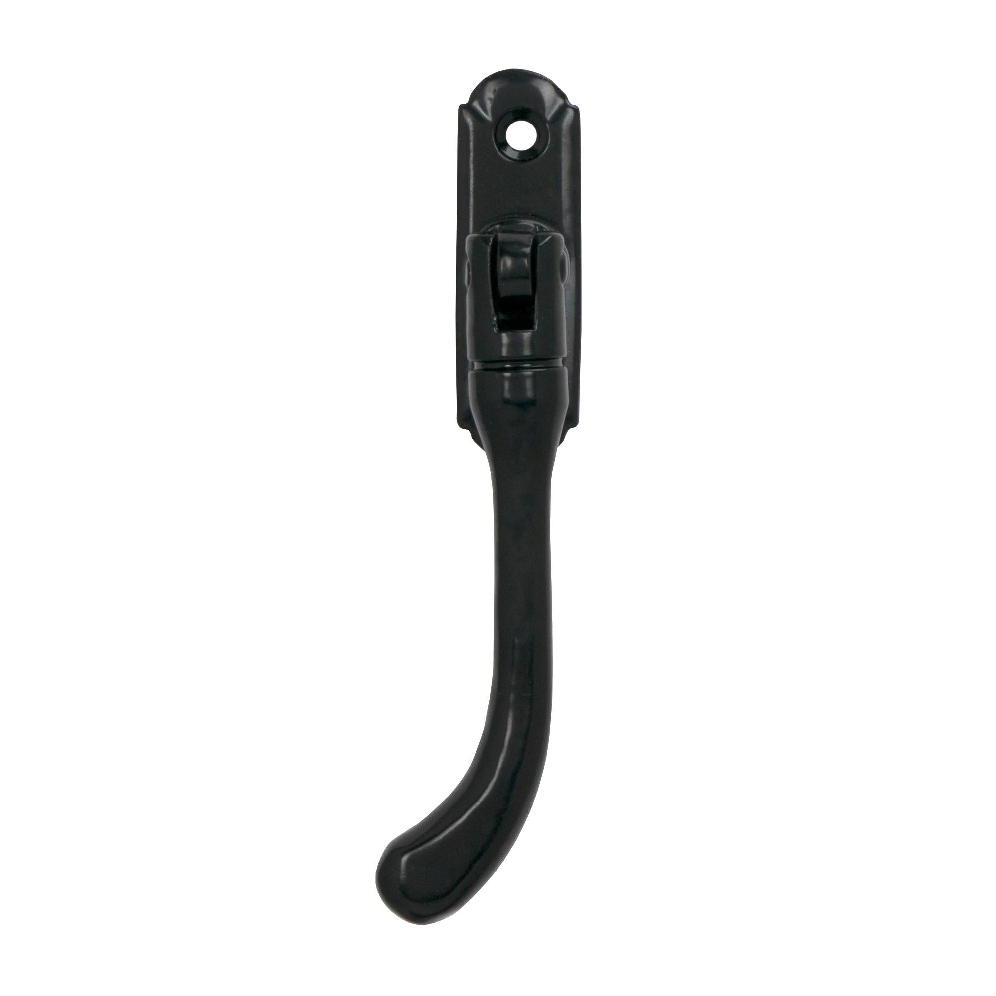 Black Locking Peardrop Espag - LH | From The Anvil - Espag. Fasteners - From The Anvil - Yester Home