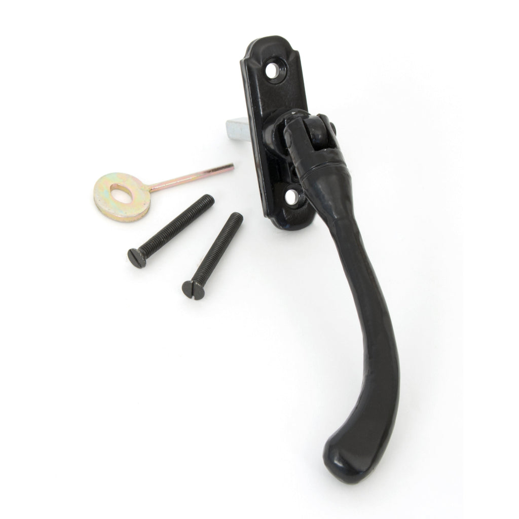 Black Locking Peardrop Espag - LH | From The Anvil-Espag. Fasteners-Yester Home