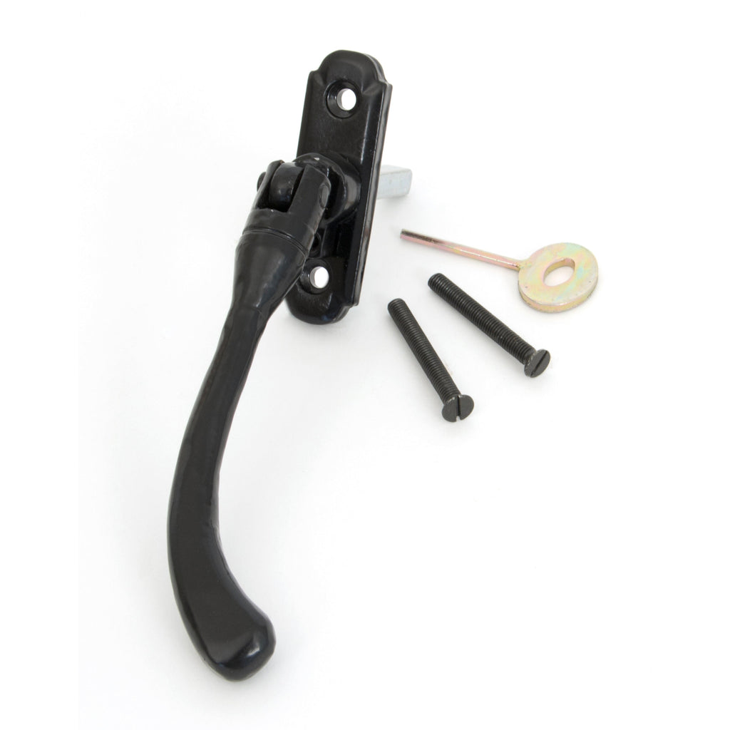 Black Locking Peardrop Espag - RH | From The Anvil-Espag. Fasteners-Yester Home