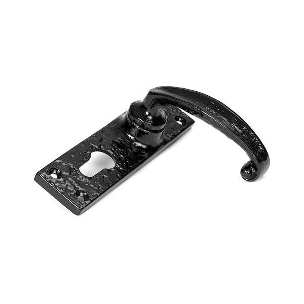 Black MF Lever Euro Lock Set | From The Anvil-Lever Euro-Yester Home