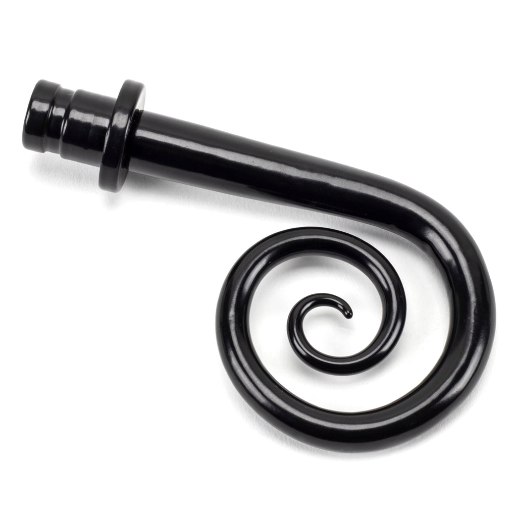 Black Monkeytail Curtain Finial (pair) | From The Anvil-Finials-Yester Home