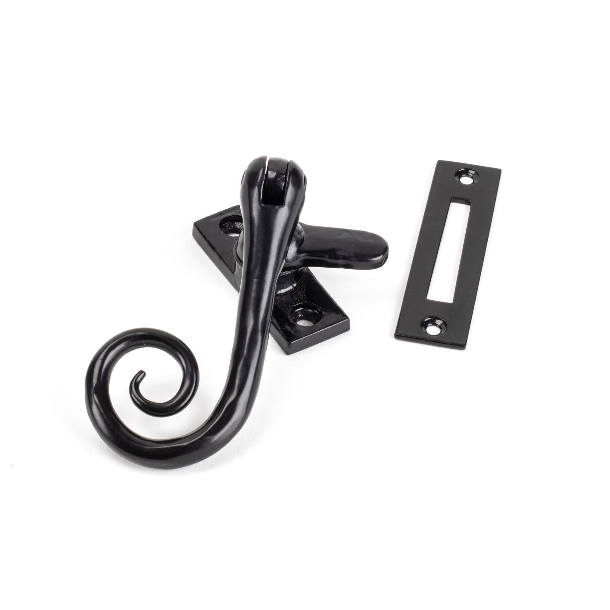 Black Monkeytail Fastener | From The Anvil - Fasteners - From The Anvil - Yester Home