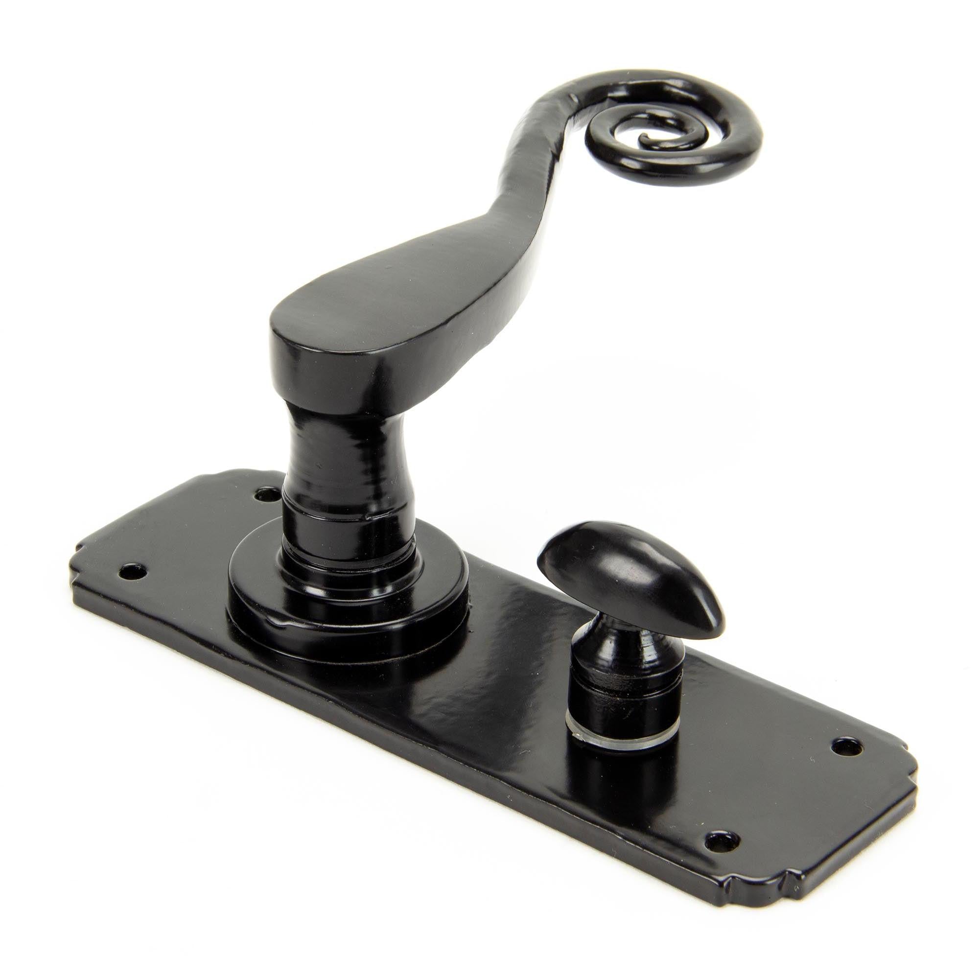 Black Monkeytail Lever Bathroom Set | From The Anvil - Lever Bathroom - From The Anvil - Yester Home