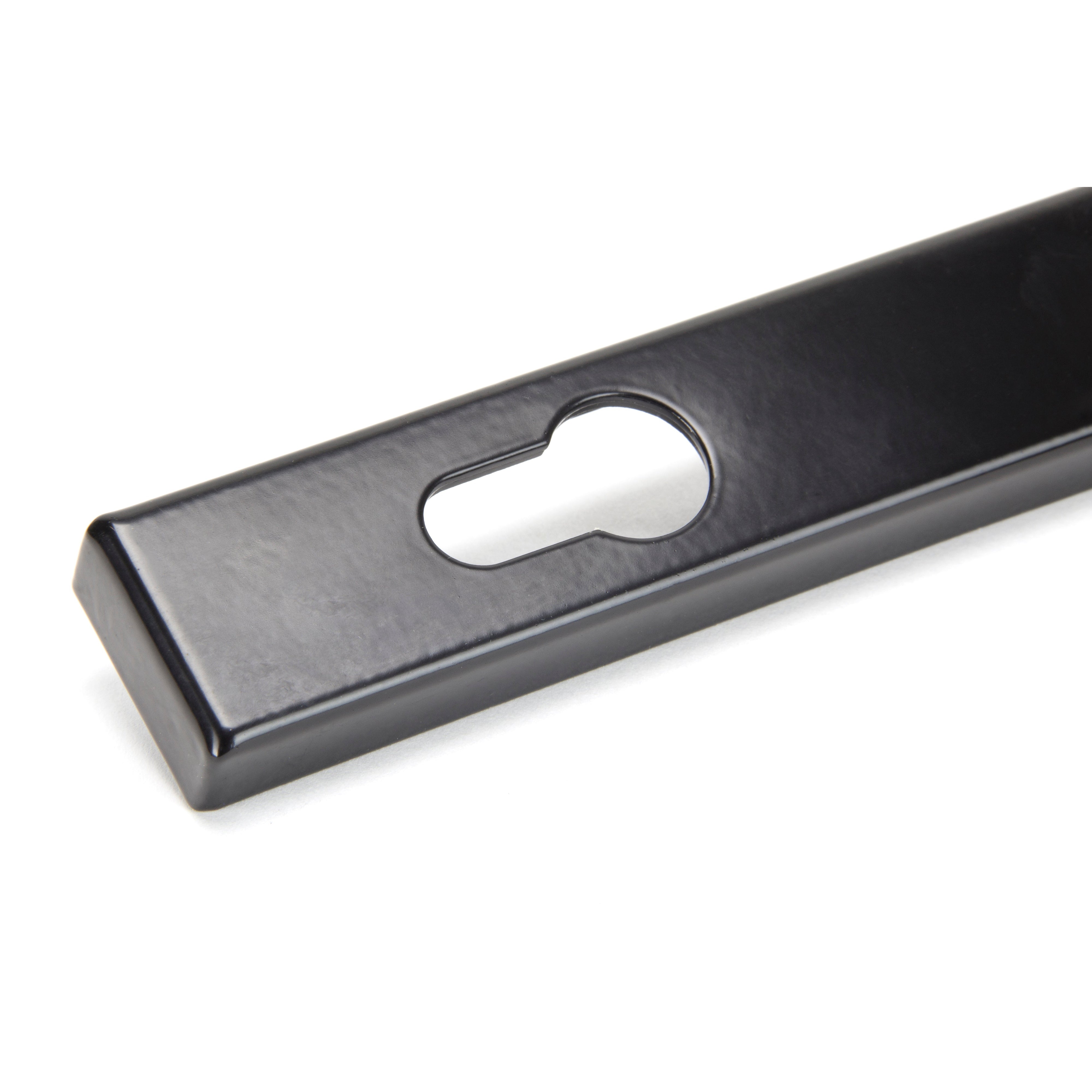 Black Monkeytail Slimline Lever Espag. Lock Set - LH | From The Anvil-Espagnolette-Yester Home