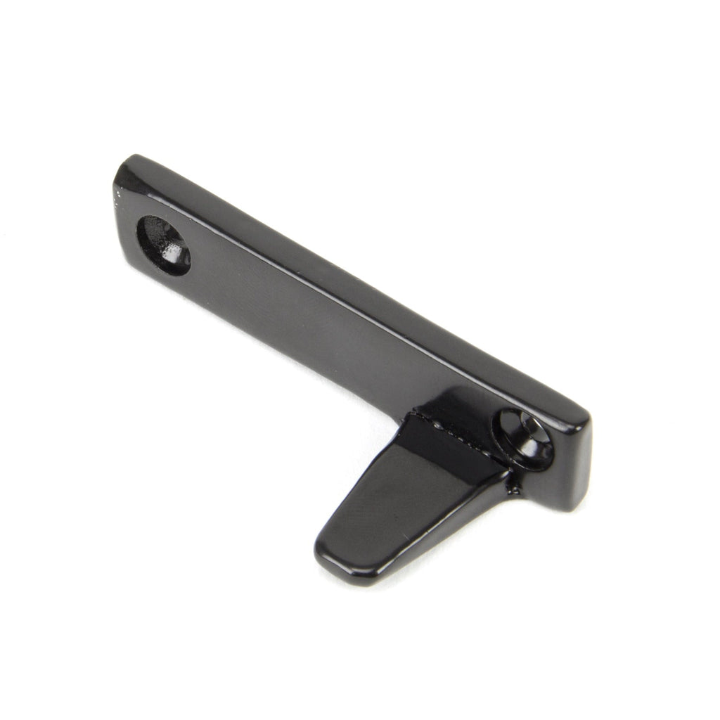Black Night-Vent Locking Peardrop Fastener - LH | From The Anvil-Night-Vent Fasteners-Yester Home