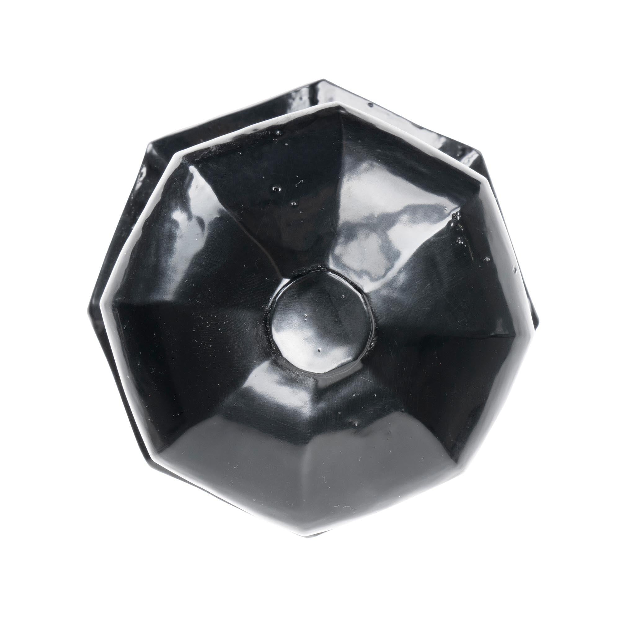 Black Octagonal Centre Door Knob | From The Anvil - Centre Door Knobs - From The Anvil - Yester Home