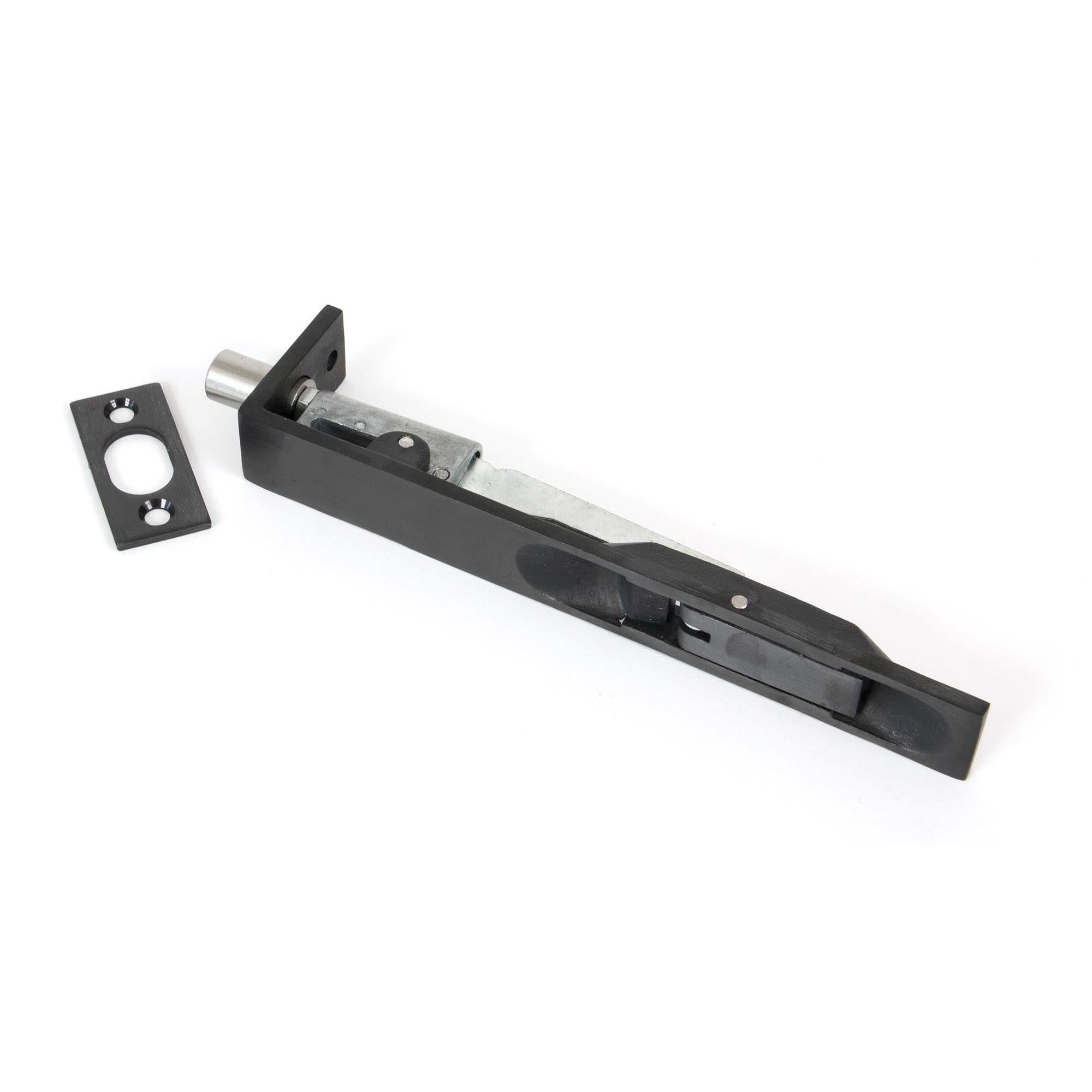 Black PVD Stainless Steel 6" Flush Bolt | From The Anvil - Bolts - From The Anvil - Yester Home