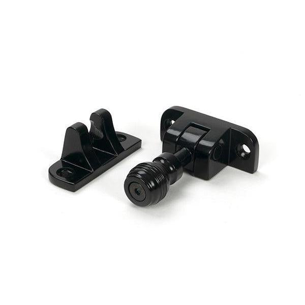 Black Prestbury Brighton Fastener (Radiused) - Brighton Fasteners - From The Anvil - Yester Home