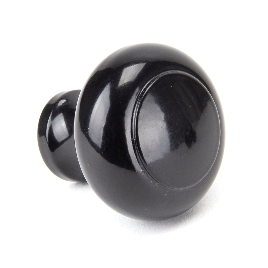 Black Regency Cabinet Knob - Large | From The Anvil-Cabinet Knobs-Yester Home