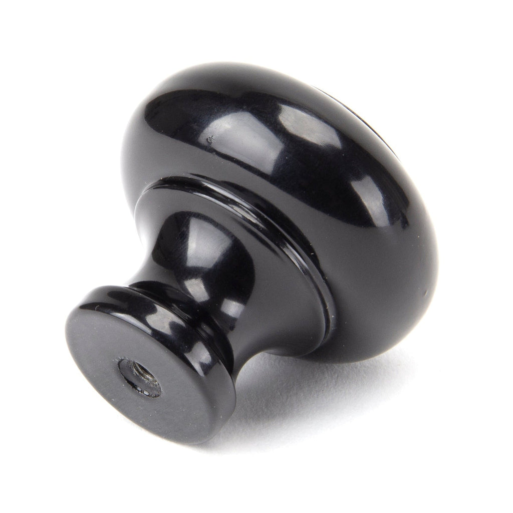 Black Regency Cabinet Knob - Large | From The Anvil-Cabinet Knobs-Yester Home
