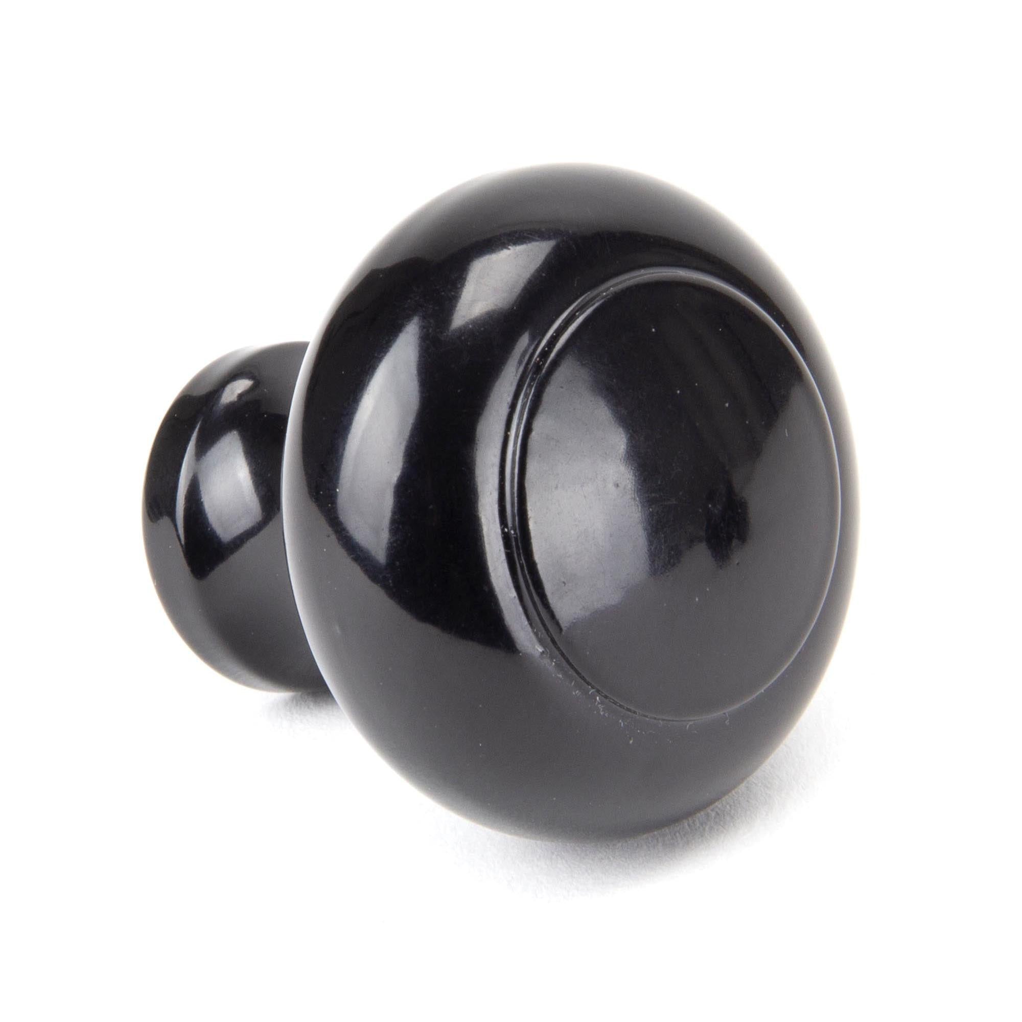 Black Regency Cabinet Knob - Large | From The Anvil - Cabinet Knobs - From The Anvil - Yester Home