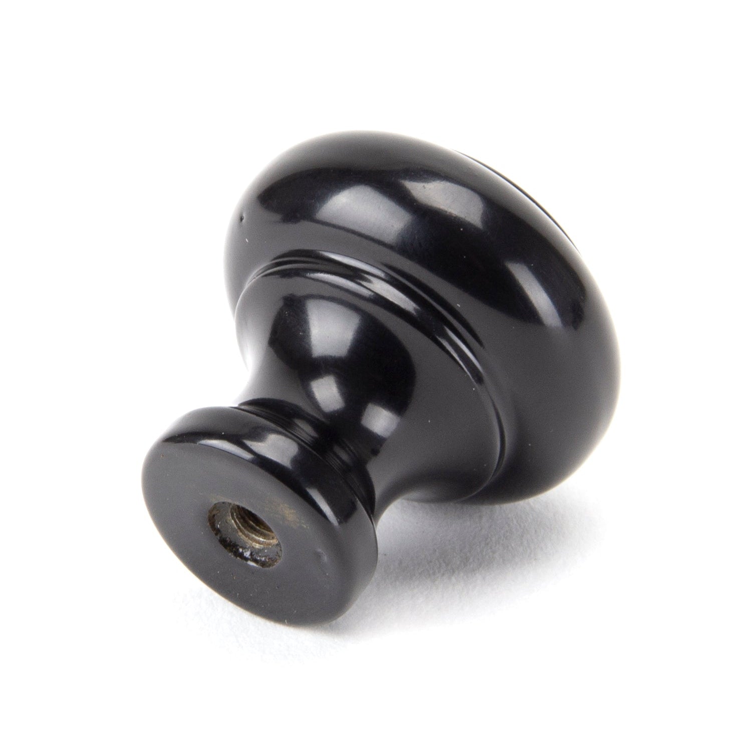 Black Regency Cabinet Knob - Small | From The Anvil-Cabinet Knobs-Yester Home