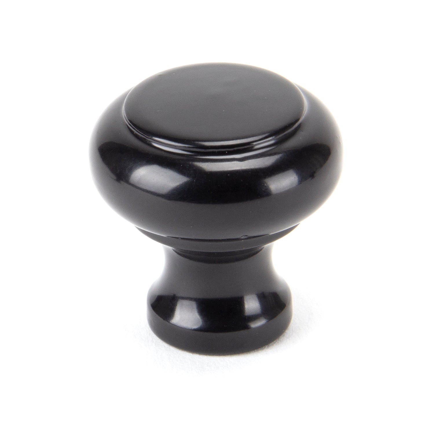 Black Regency Cabinet Knob - Small | From The Anvil-Cabinet Knobs-Yester Home