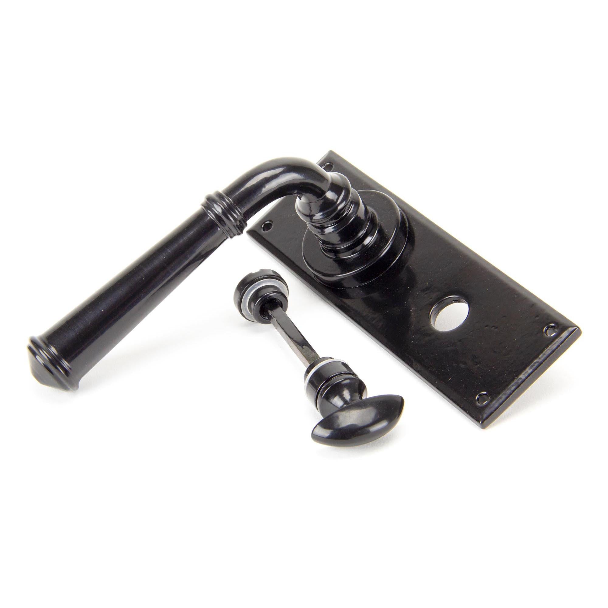 Black Regency Lever Bathroom Set | From The Anvil - Lever Bathroom - From The Anvil - Yester Home