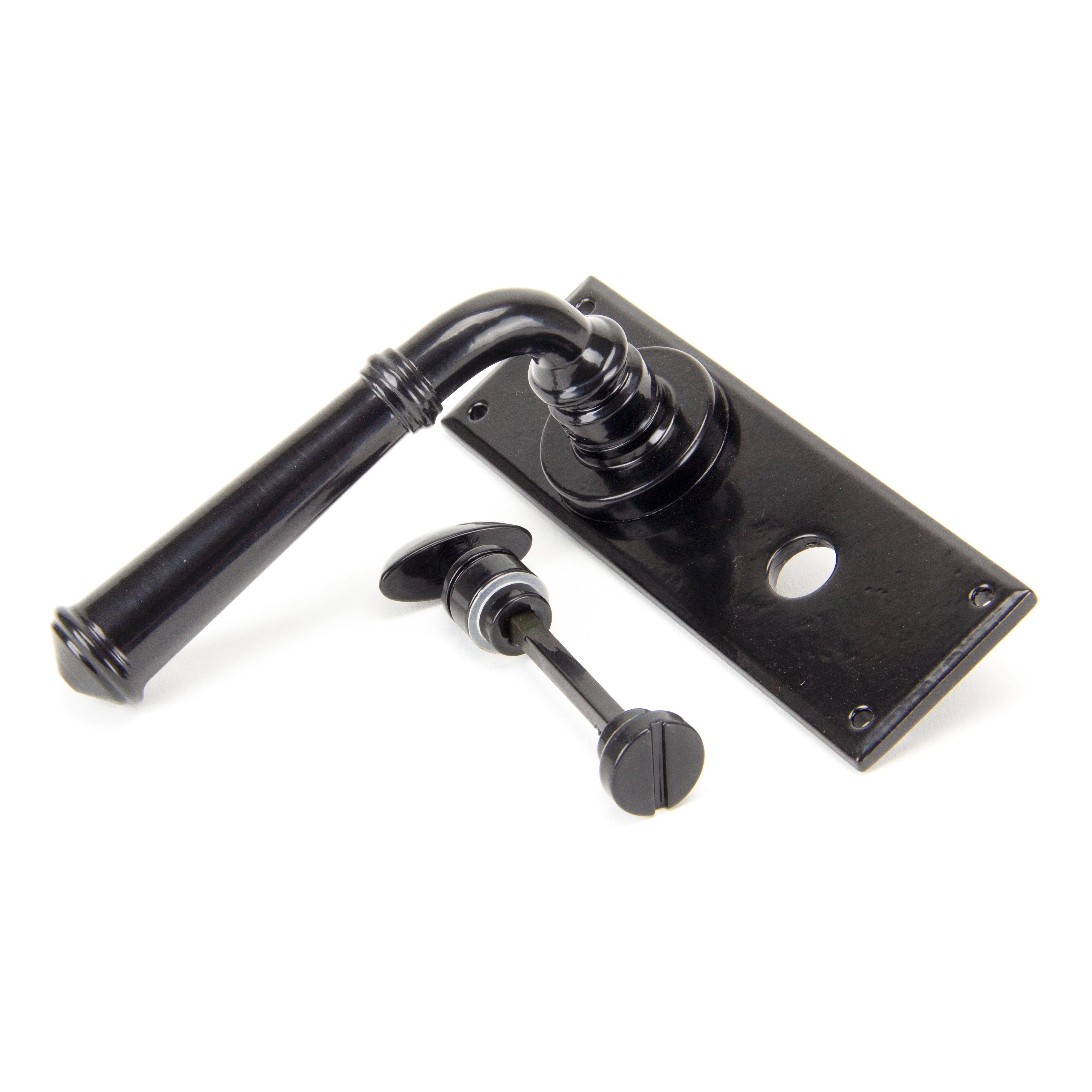 Black Regency Lever Bathroom Set | From The Anvil-Lever Bathroom-Yester Home