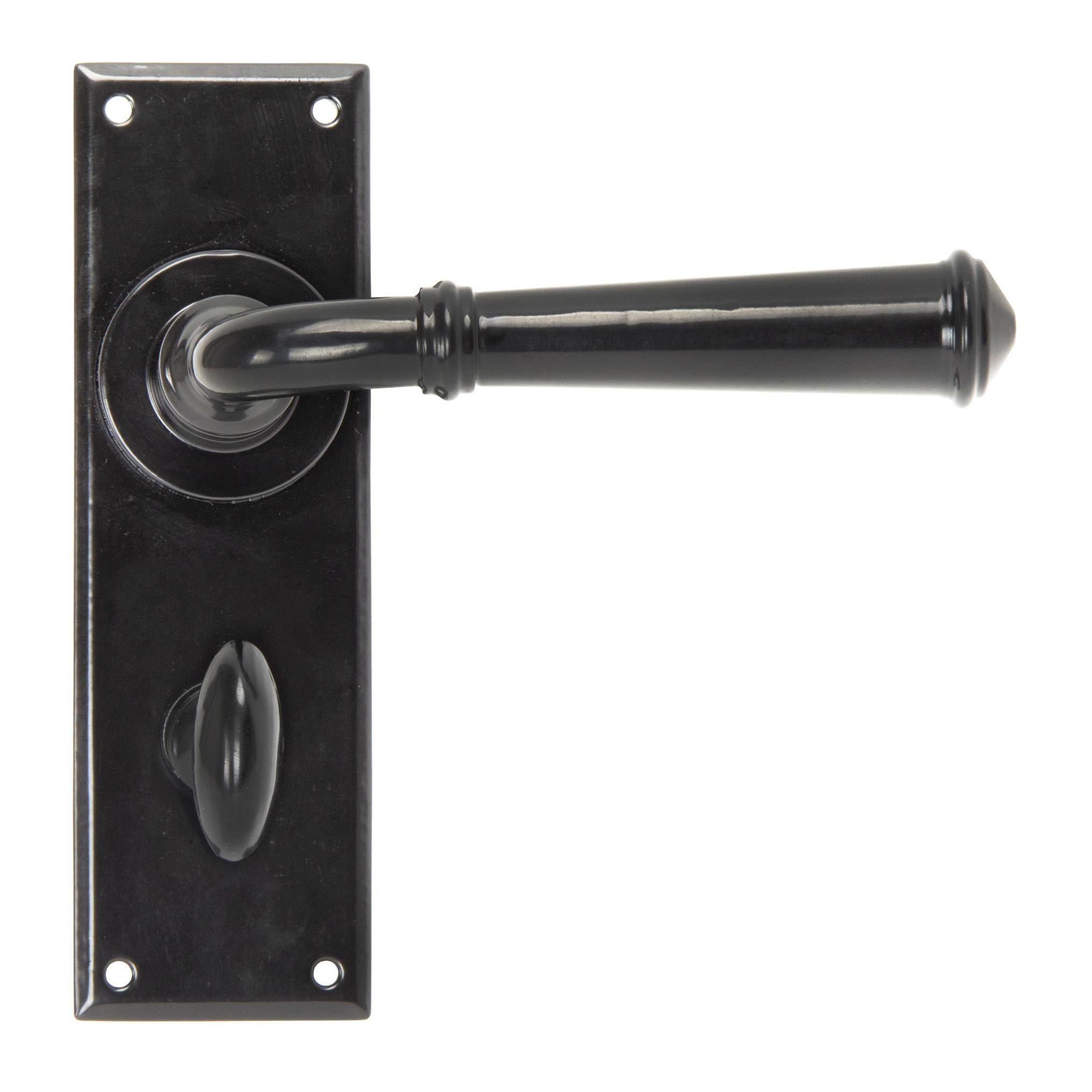 Black Regency Lever Bathroom Set | From The Anvil - Lever Bathroom - From The Anvil - Yester Home