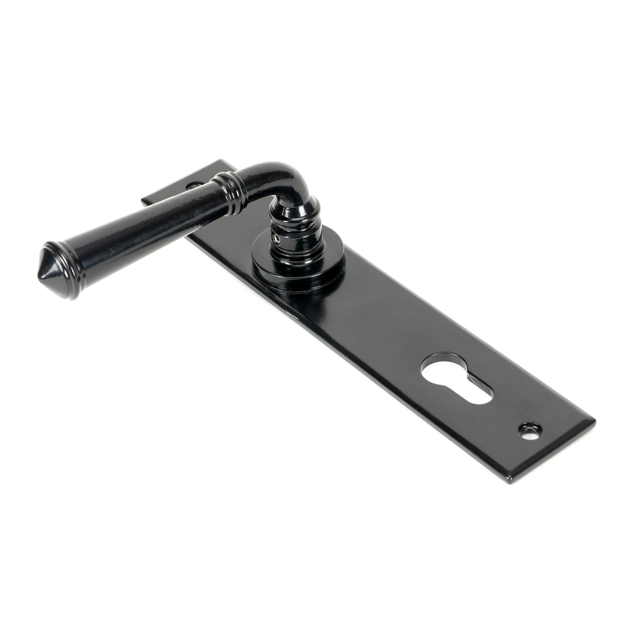 Black Regency Lever Espag. Lock Set | From The Anvil - Espagnolette - From The Anvil - Yester Home