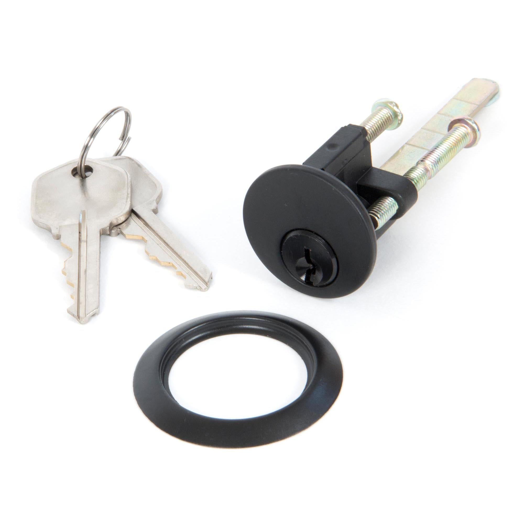 Black Rim Cylinder KD | From The Anvil - Night Latches - From The Anvil - Yester Home