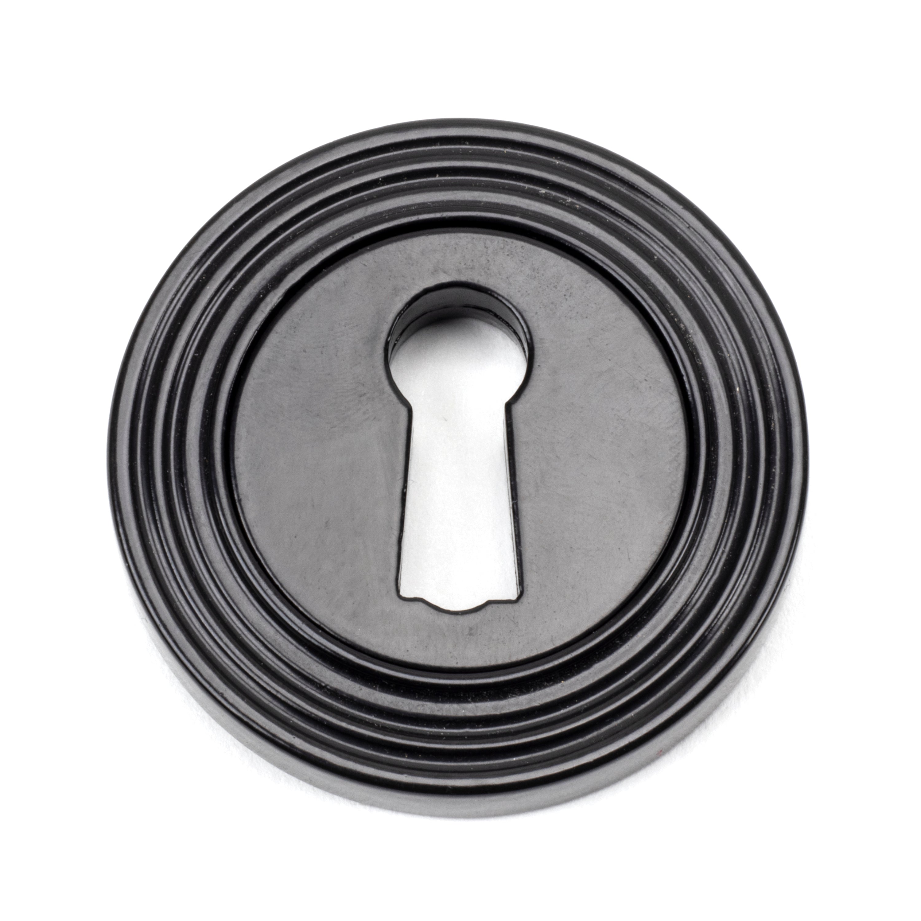 Black Round Escutcheon (Beehive) | From The Anvil-Escutcheons-Yester Home