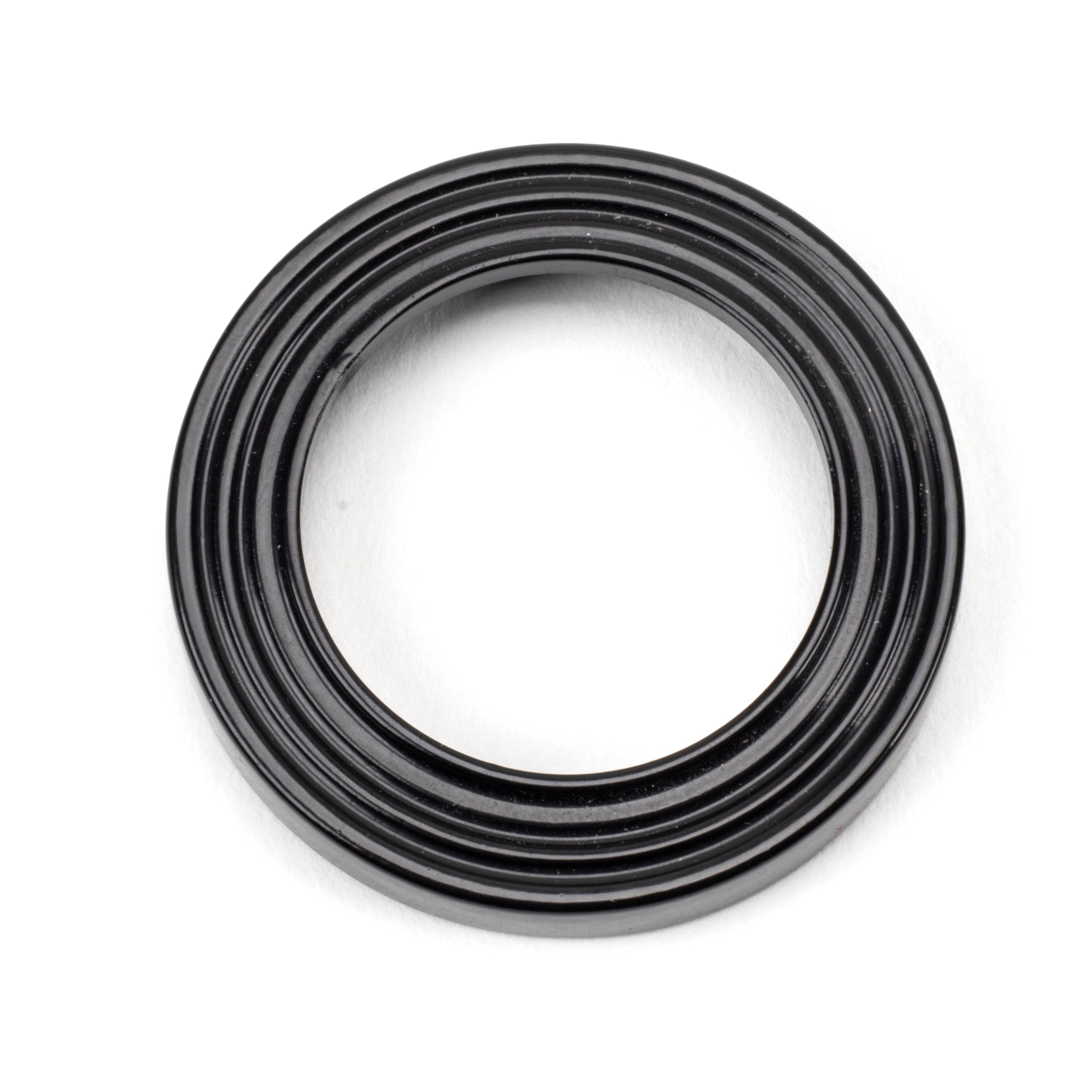 Black Round Euro Escutcheon (Beehive) | From The Anvil-Euro Escutcheons-Yester Home