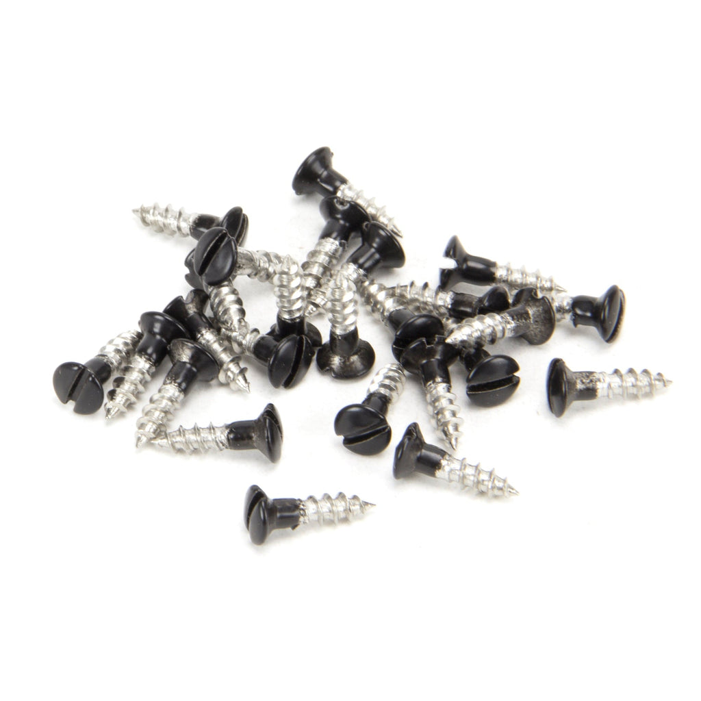 Black SS 3.0 x 12 Csk R/Head Screws (25) | From The Anvil-Screws & Bolts-Yester Home