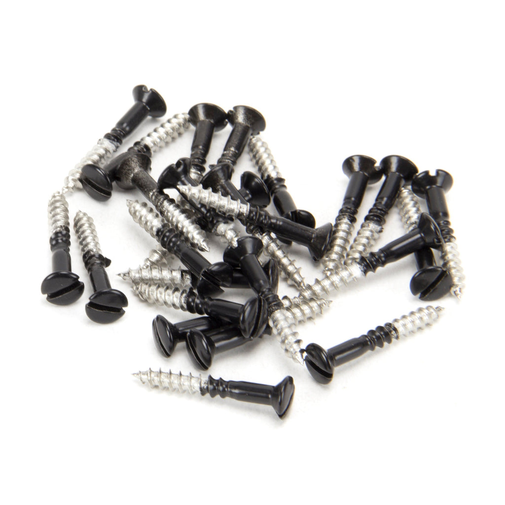 Black SS 3.5 x 25 Csk R/ Head Screws (25) | From The Anvil-Screws & Bolts-Yester Home