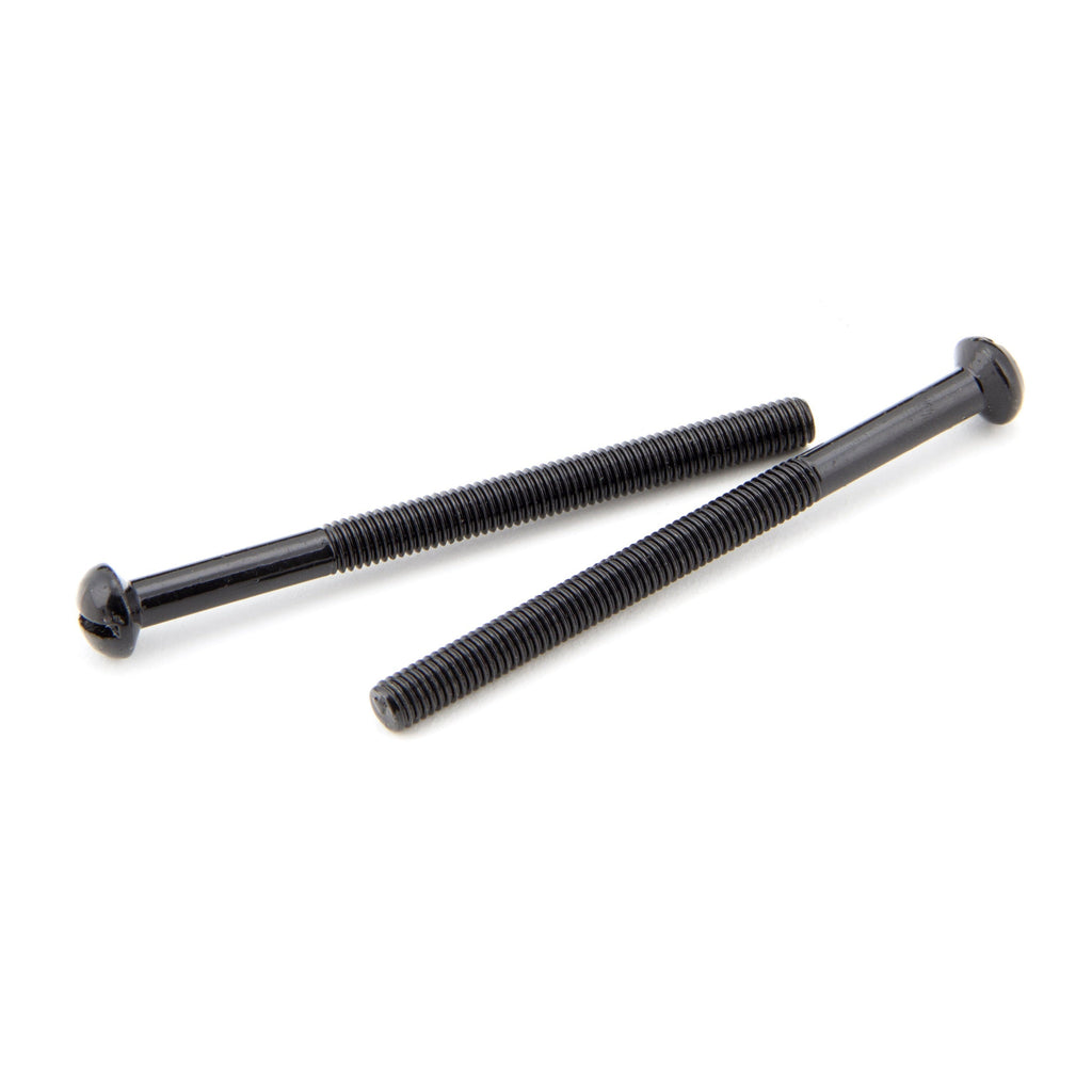 Black SS M5 x 64mm Male Bolts (2) | From The Anvil-Screws & Bolts-Yester Home