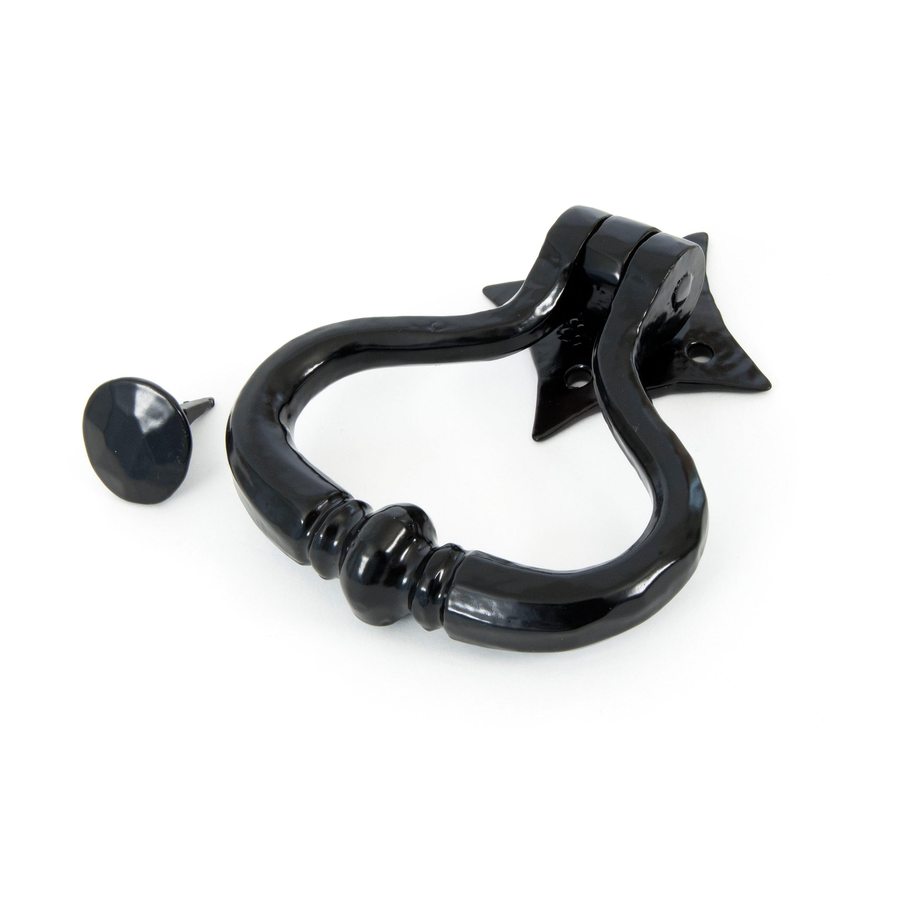 Black Shakespeare Door Knocker | From The Anvil - Surface Fixed Door Knockers - From The Anvil - Yester Home