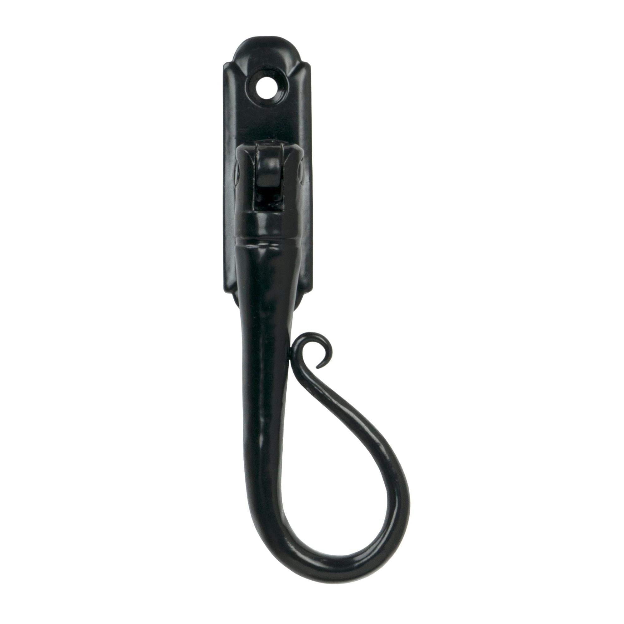 Black Shepherd's Crook Espag - RH | From The Anvil - Espag. Fasteners - From The Anvil - Yester Home