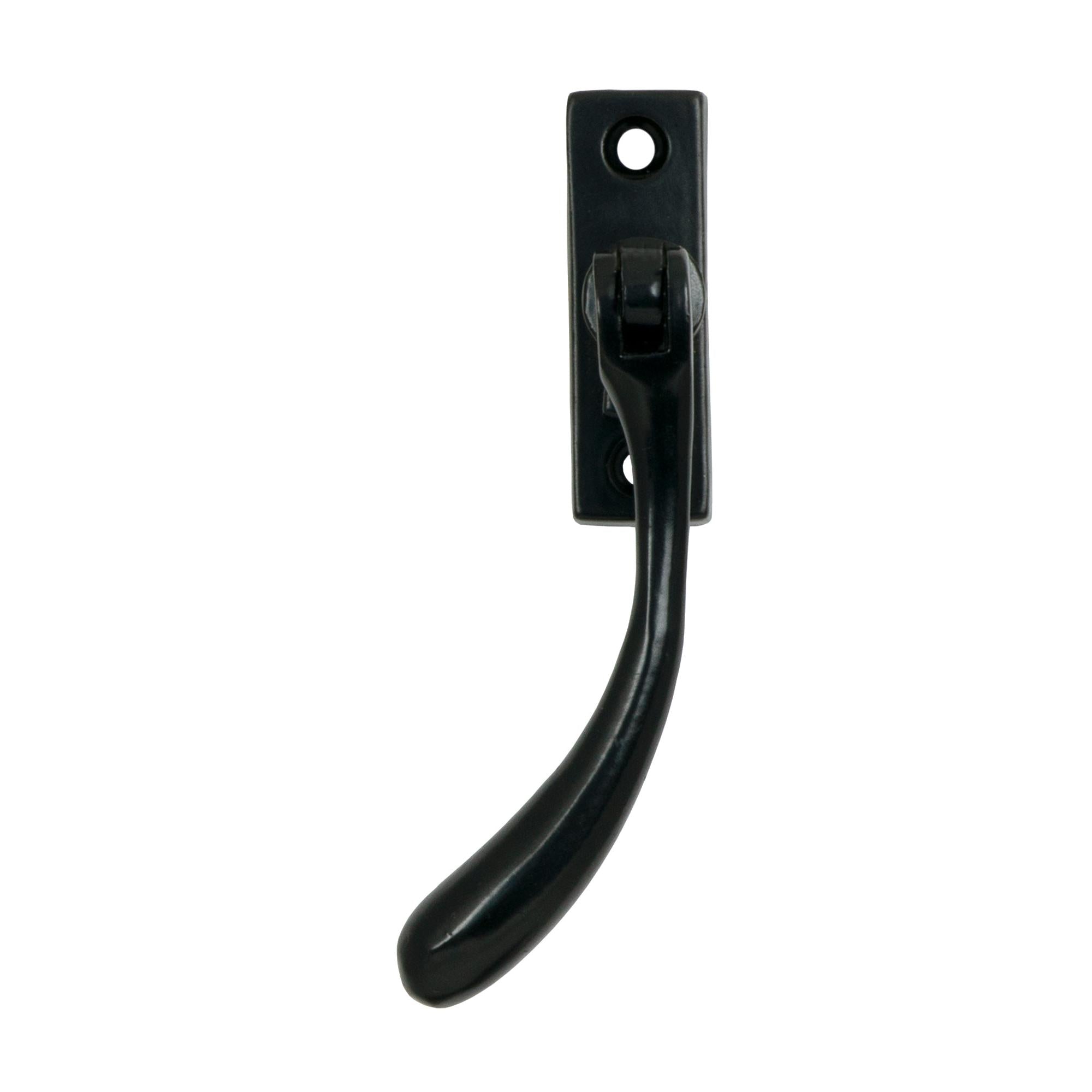 Black Slim Peardrop Espag - LH | From The Anvil - Espag. Fasteners - From The Anvil - Yester Home