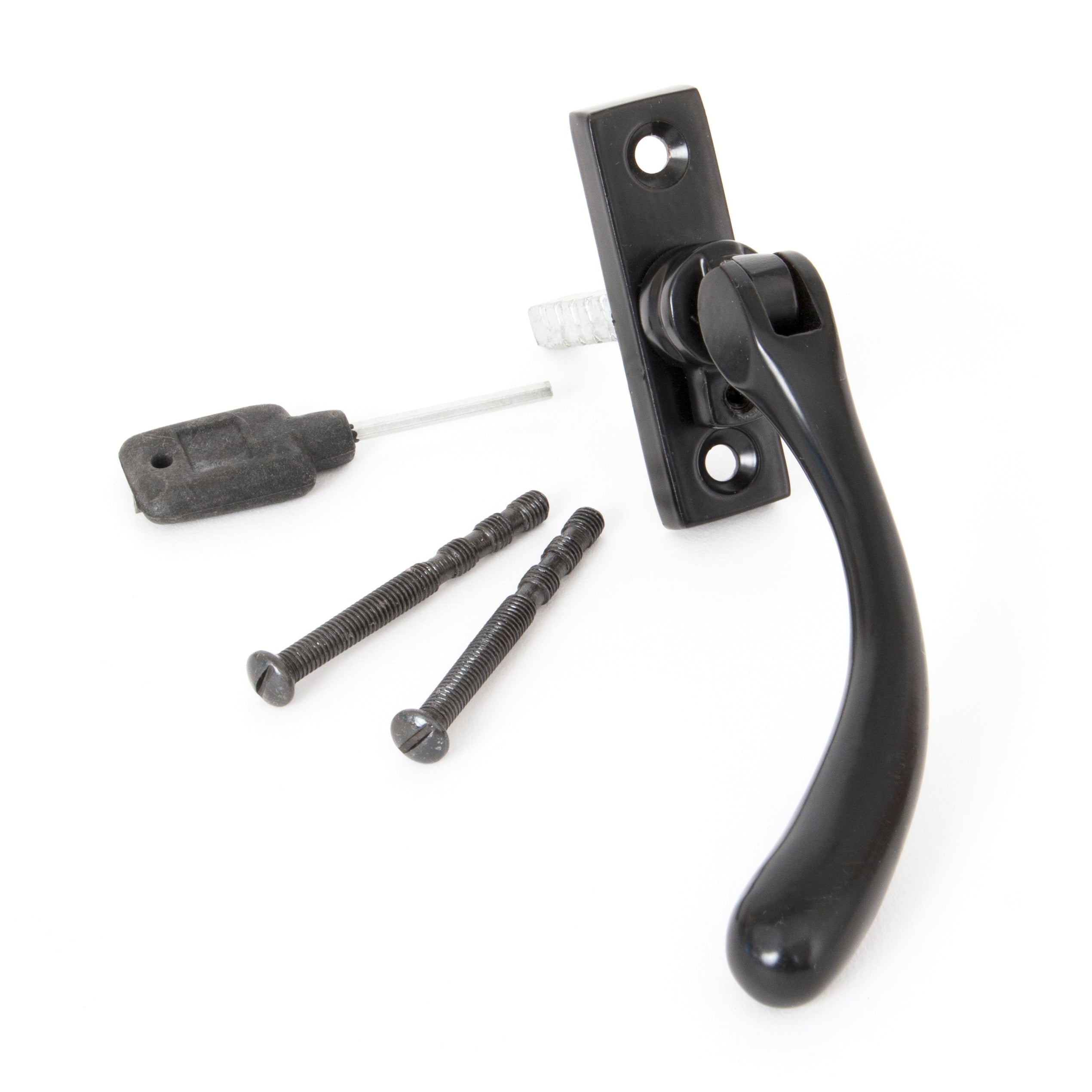 Black Slim Peardrop Espag - LH | From The Anvil-Espag. Fasteners-Yester Home