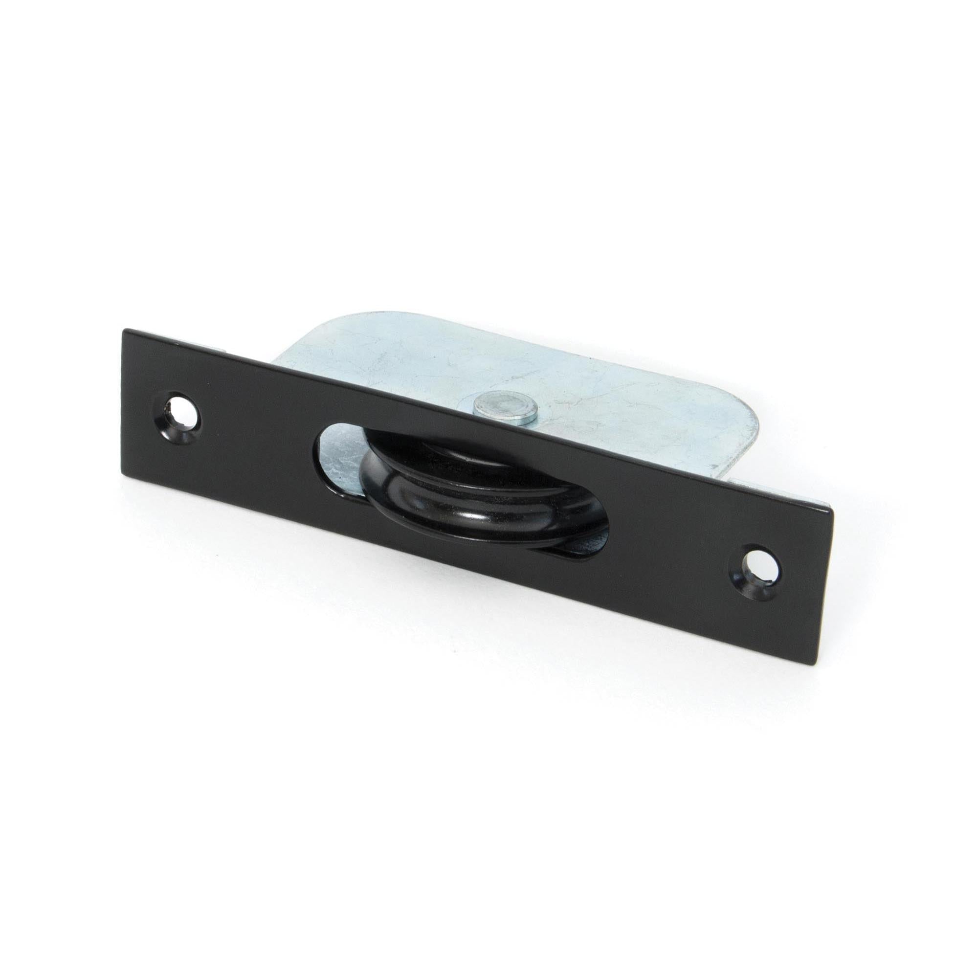 Black Square Ended Sash Pulley 75kg | From The Anvil - Sash Pulleys - From The Anvil - Yester Home