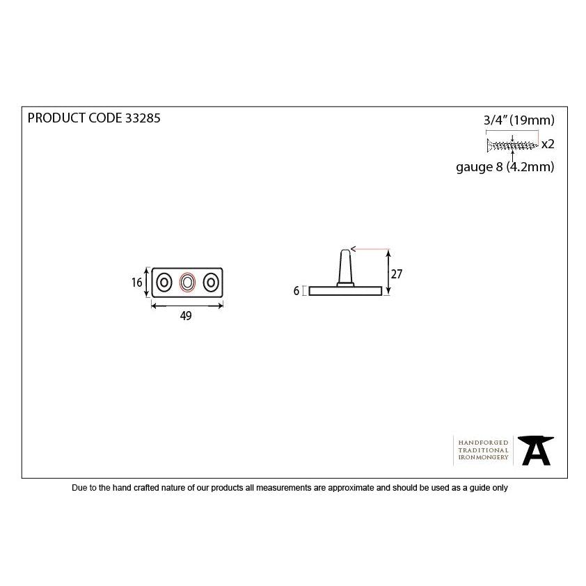 Black Stay Pin | From The Anvil-Stay Pins-Yester Home
