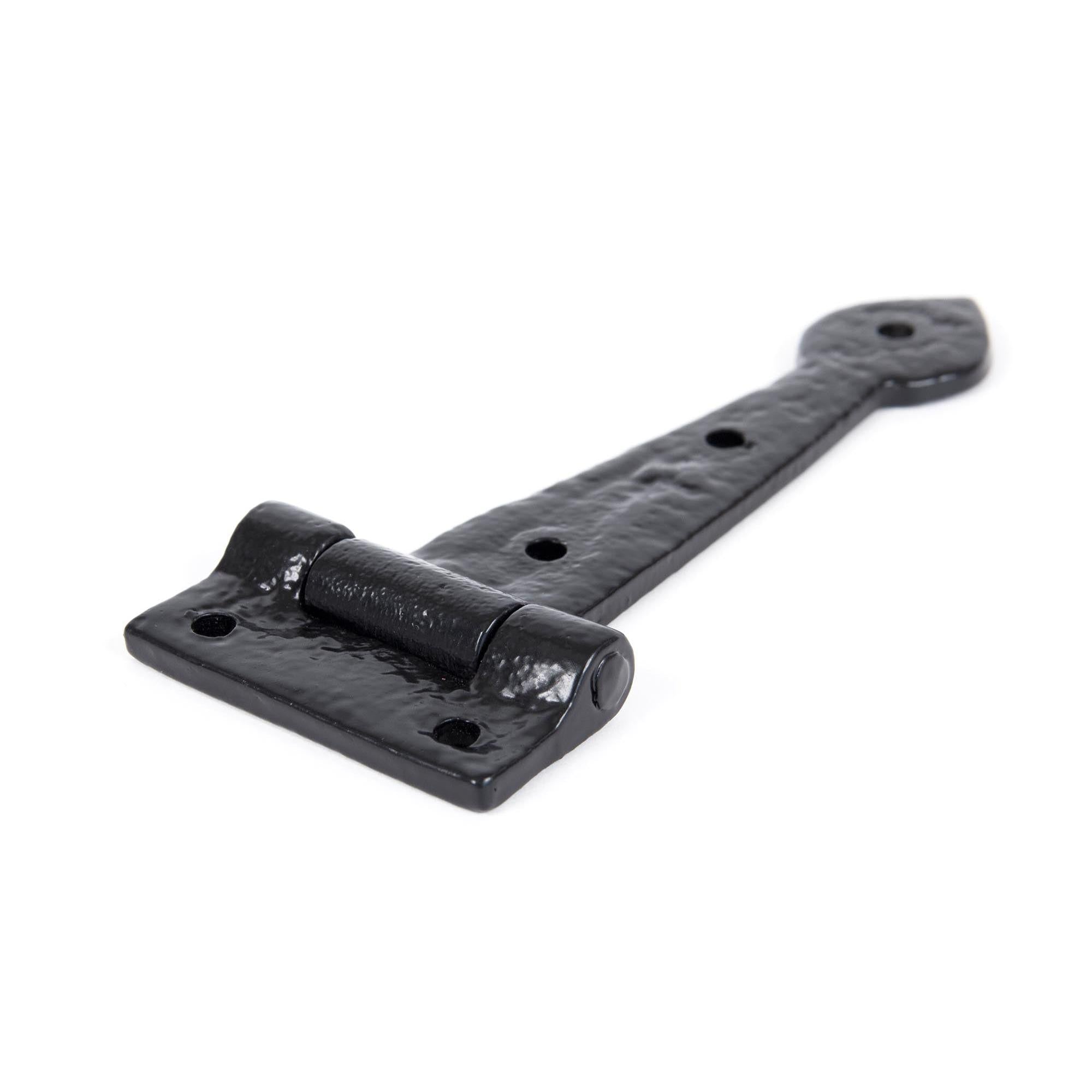 Black Textured 6" Cast T Hinge (pair) | From The Anvil - T Hinges - From The Anvil - Yester Home