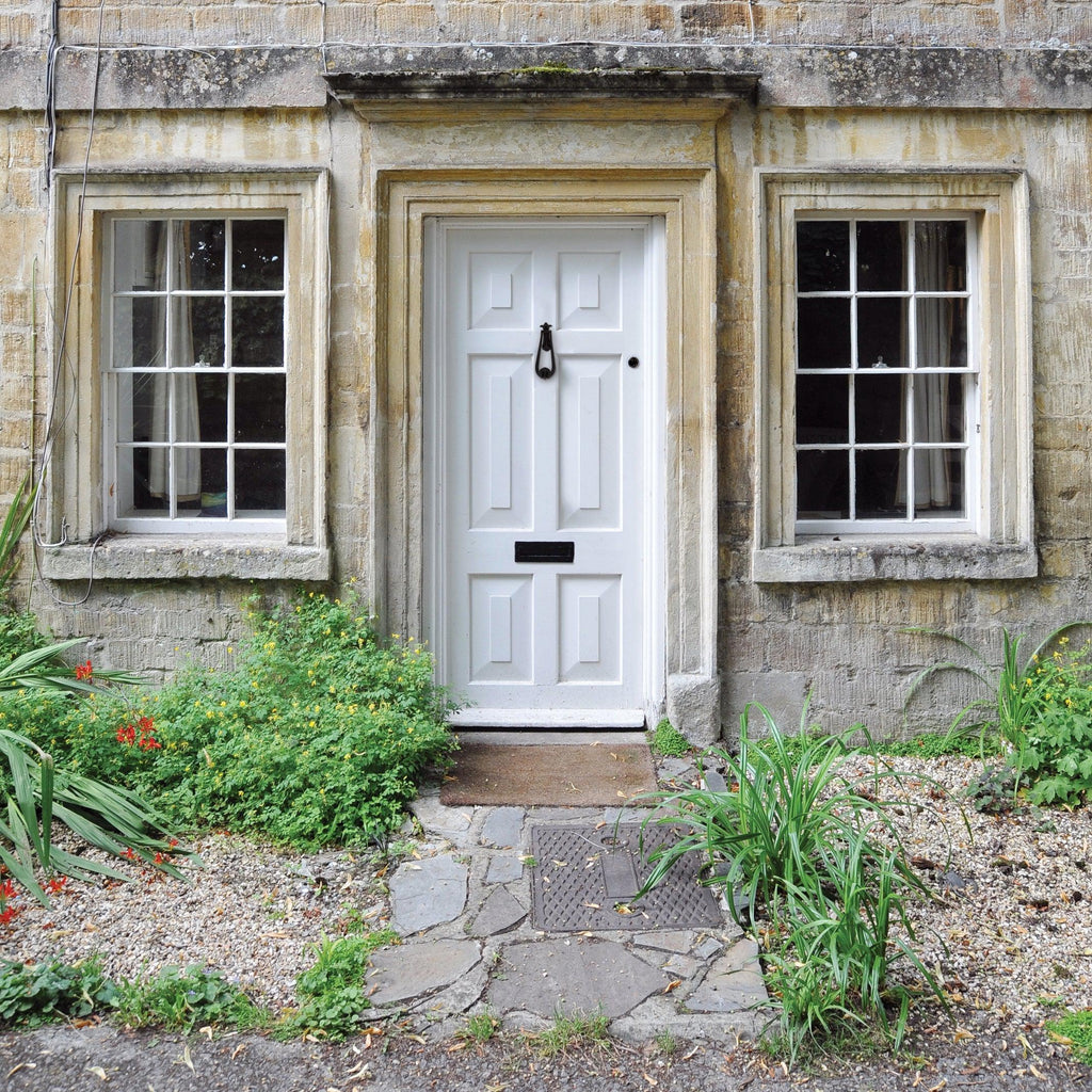 Black Victorian Loop Door Knocker | From The Anvil-Bolt-Through Door Knockers-Yester Home