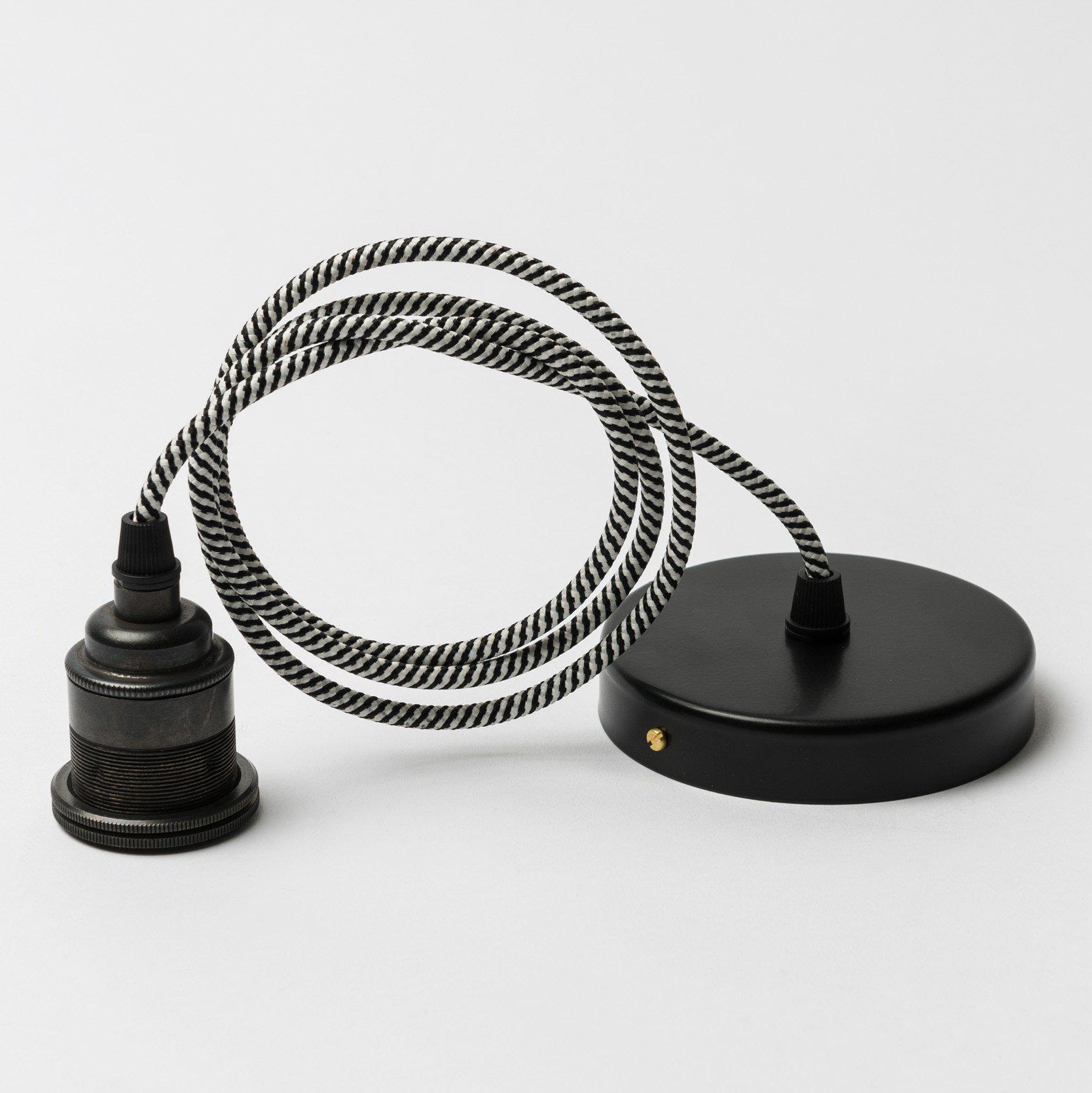 Black and Bronze Cordset-Cordsets-Yester Home