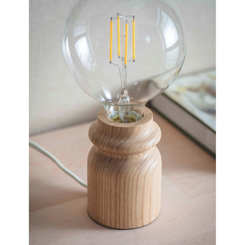 Bloomsbury Bulb Holder Table Lamp - Ash-Table & Desk Lamps-Yester Home