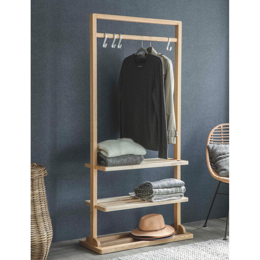 Boscombe Clothes Rail - Ash-Coat Stands & Hooks-Yester Home